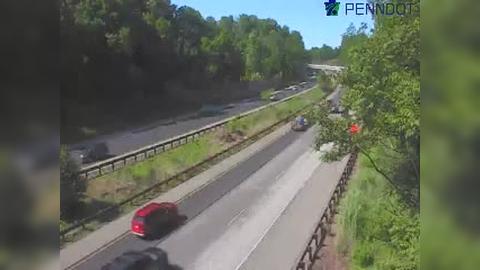 Traffic Cam Lower Merion Township: I-476 @ MM 14.2 (COUNTY LINE RD)