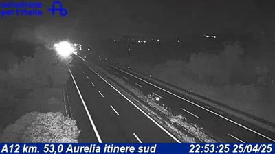 Preview delle webcam di Boccelle: A12 km. 53,0 Aurelia itinere sud