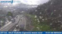 Terranuova Bracciolini: A01 km. 343,0 Viadotto Caprenne itinere nord - Current
