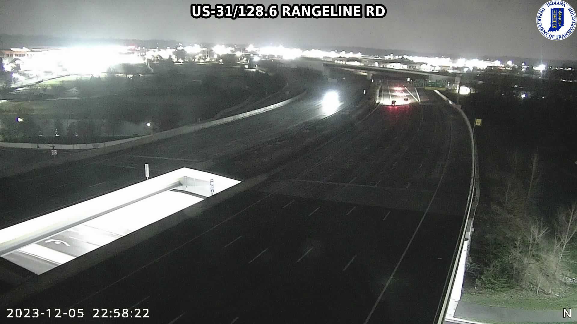 Traffic Cam Carmel: US-31: US-31/128.6 RANGELINE RD : US-31/128.6 RANGELINE RD