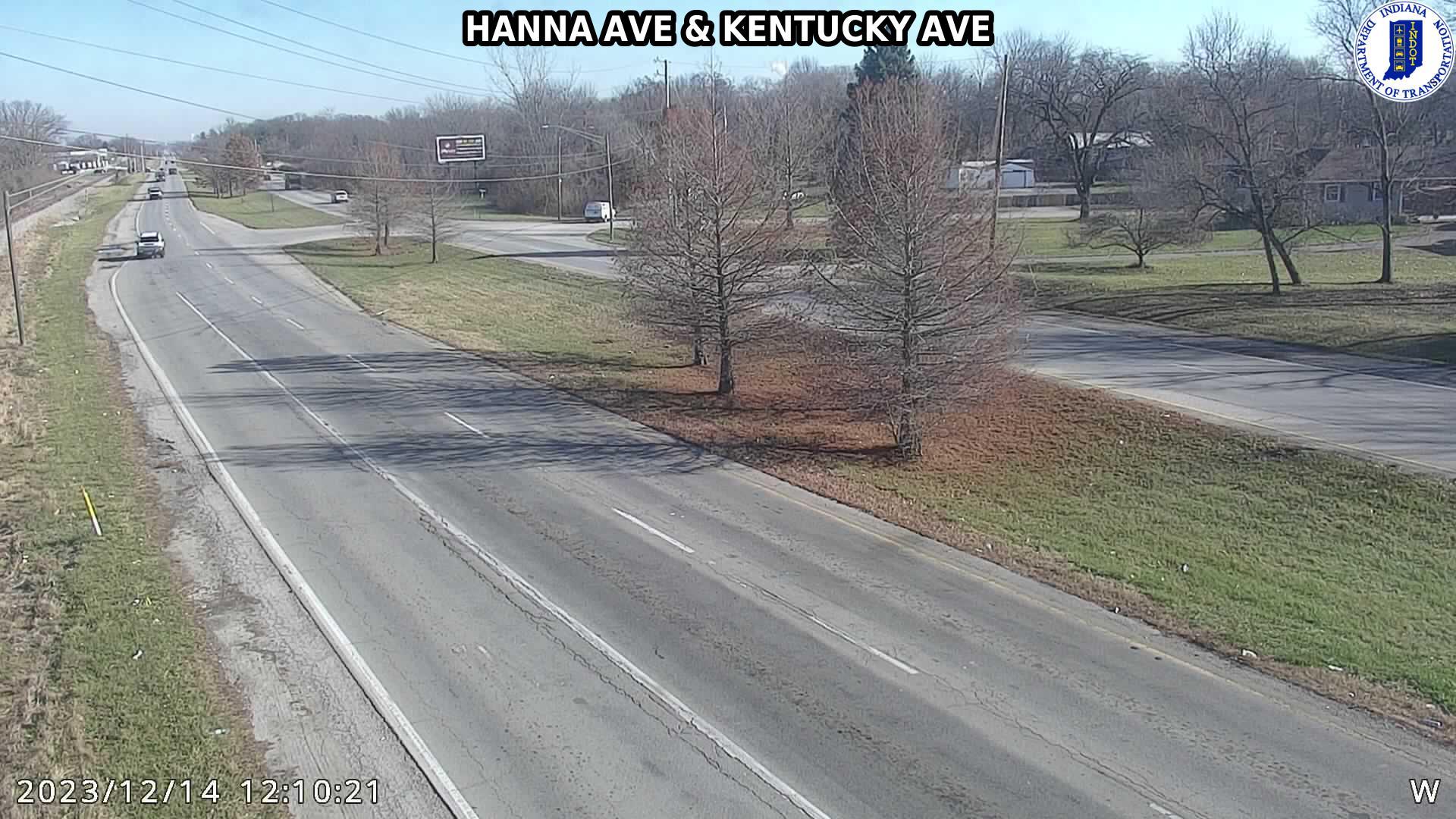 Traffic Cam Indianapolis: SIGNAL: HANNA AVE & KENTUCKY AVE