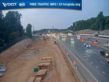 Traffic Cam West Langley: I-495 - MM 43.8/ SB