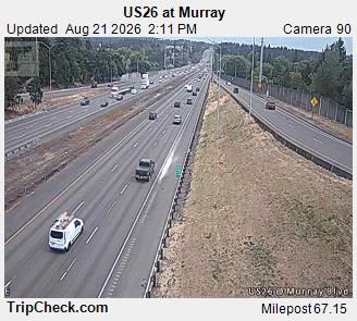 Traffic Cam Cedar Mills: US26 at Murray