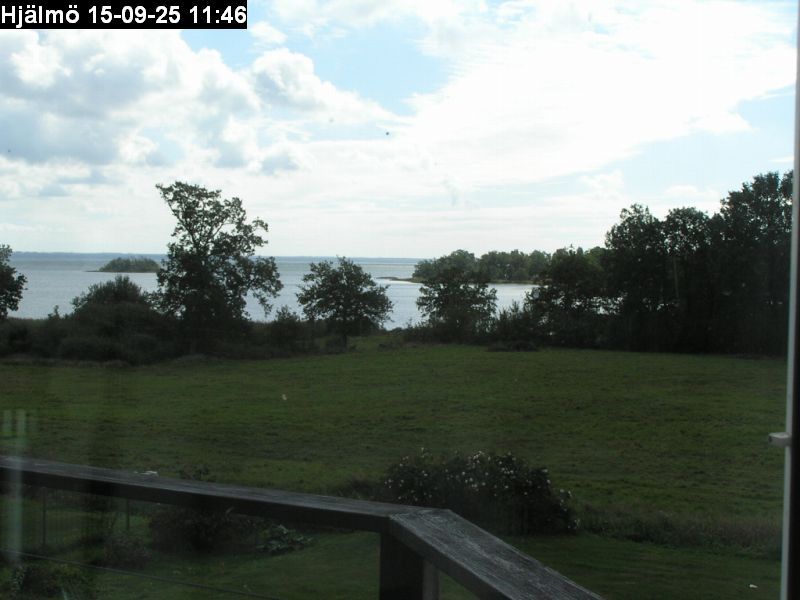 Traffic Cam Kalmar: View from Hjälmö over the Baltic Sea and Kalmarsund