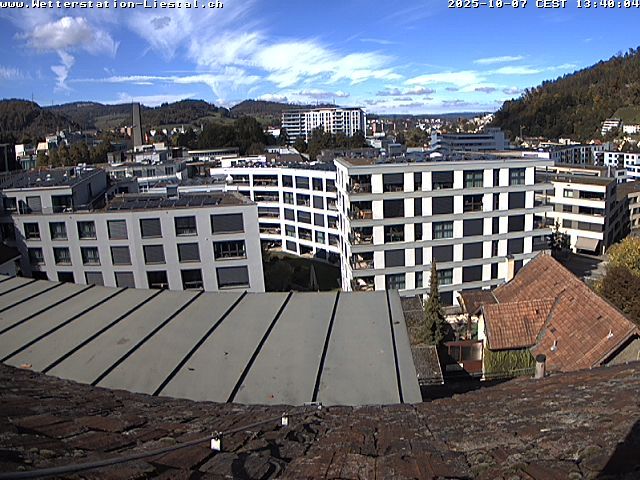 Liestal: mit Blick nach Basel Sankt Chrischona