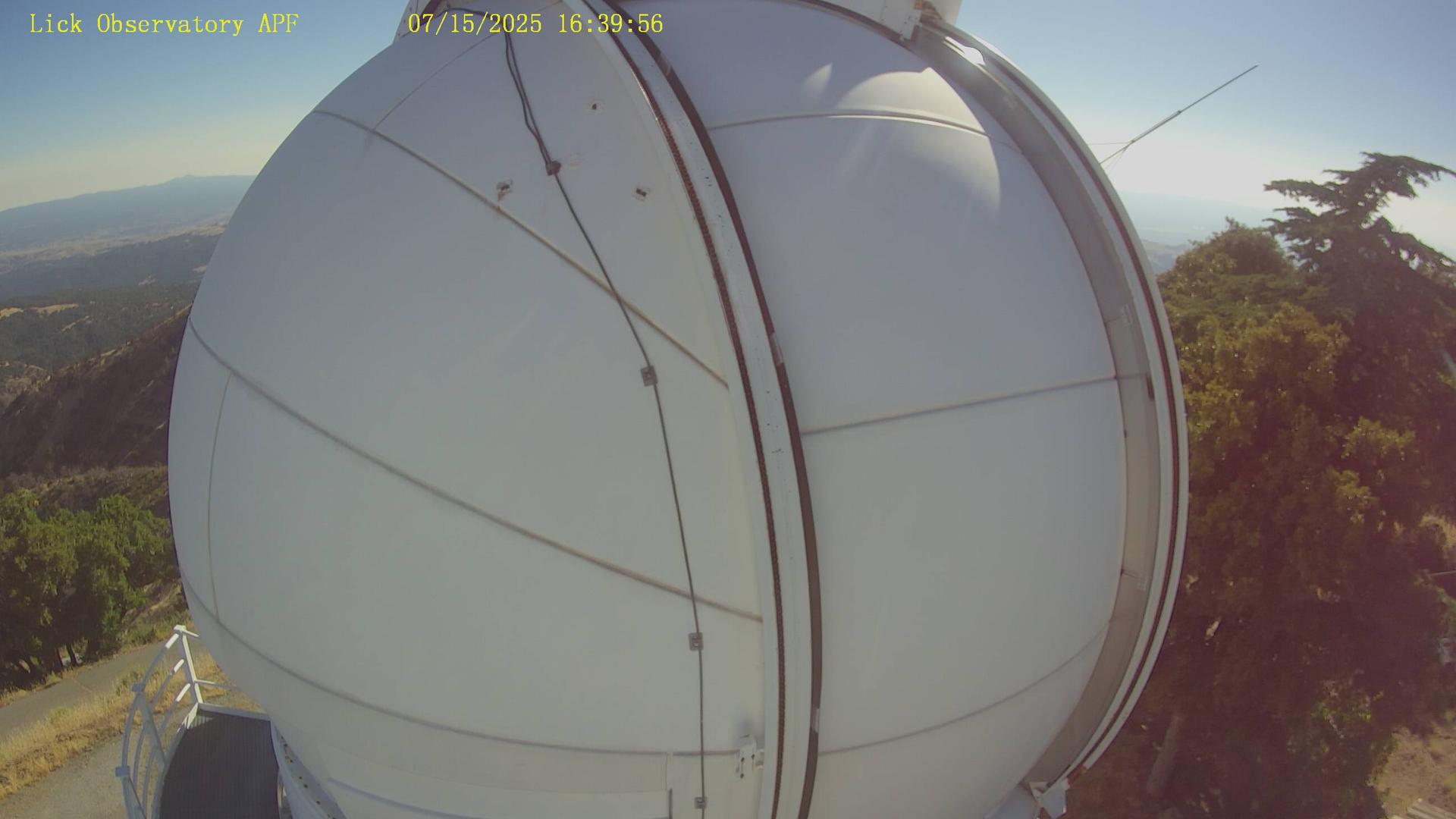 Traffic Cam Mount Healthy: Lick Observatory AFP