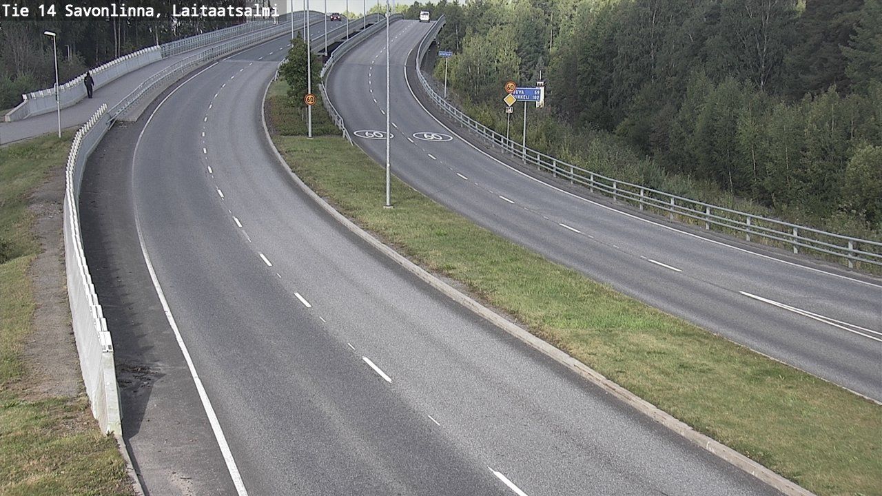 Traffic Cam Savonlinna: Tie - Laitaatsalmi - Juvalle