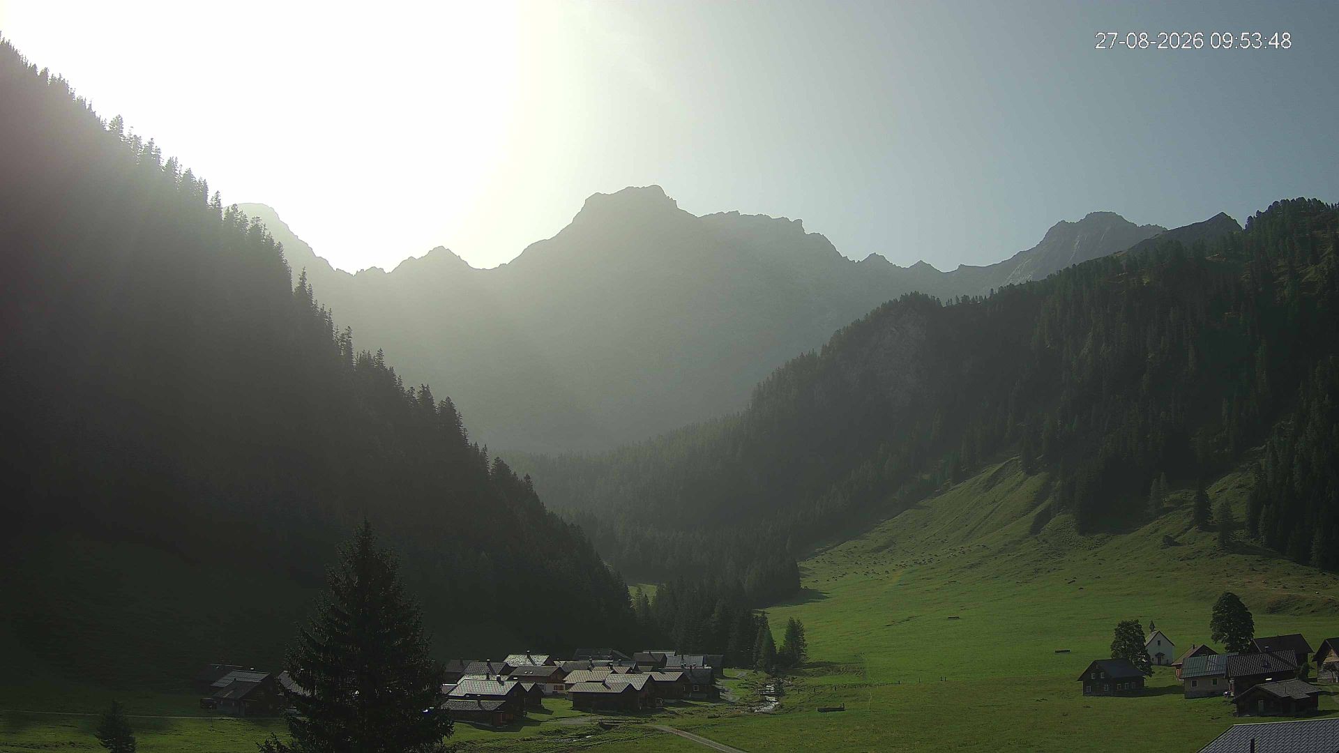 Traffic Cam Triesenberg › East: Nenzinger Himmel