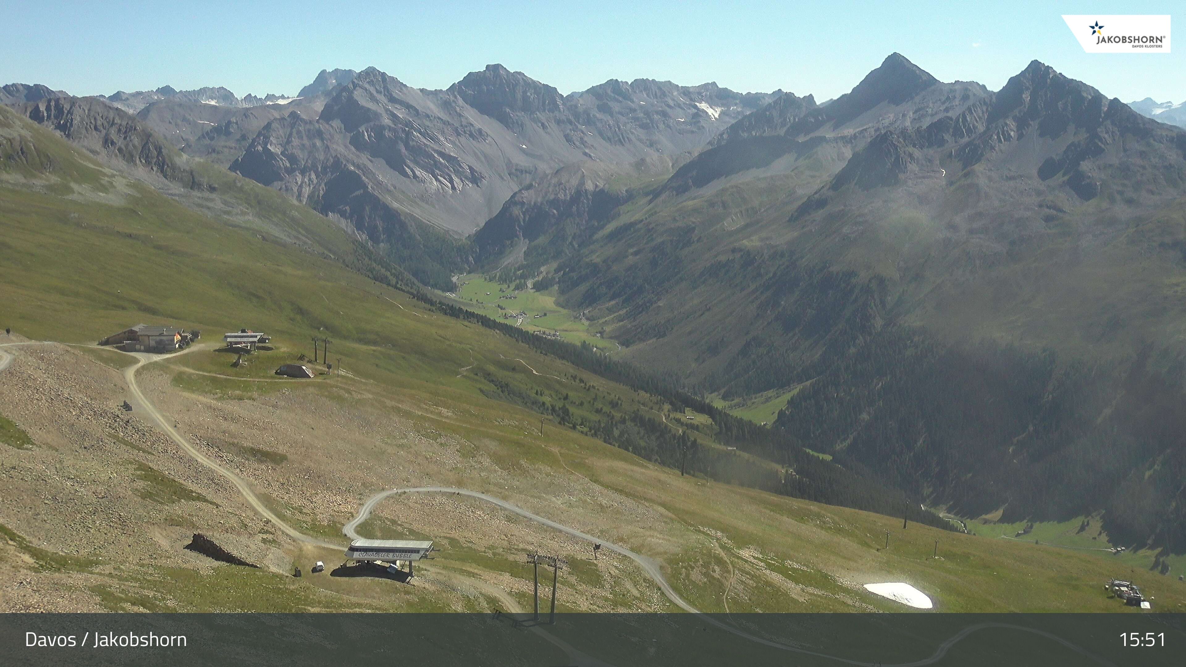 Davos: Platz - Jakobshorn, Blick Jatzhütte