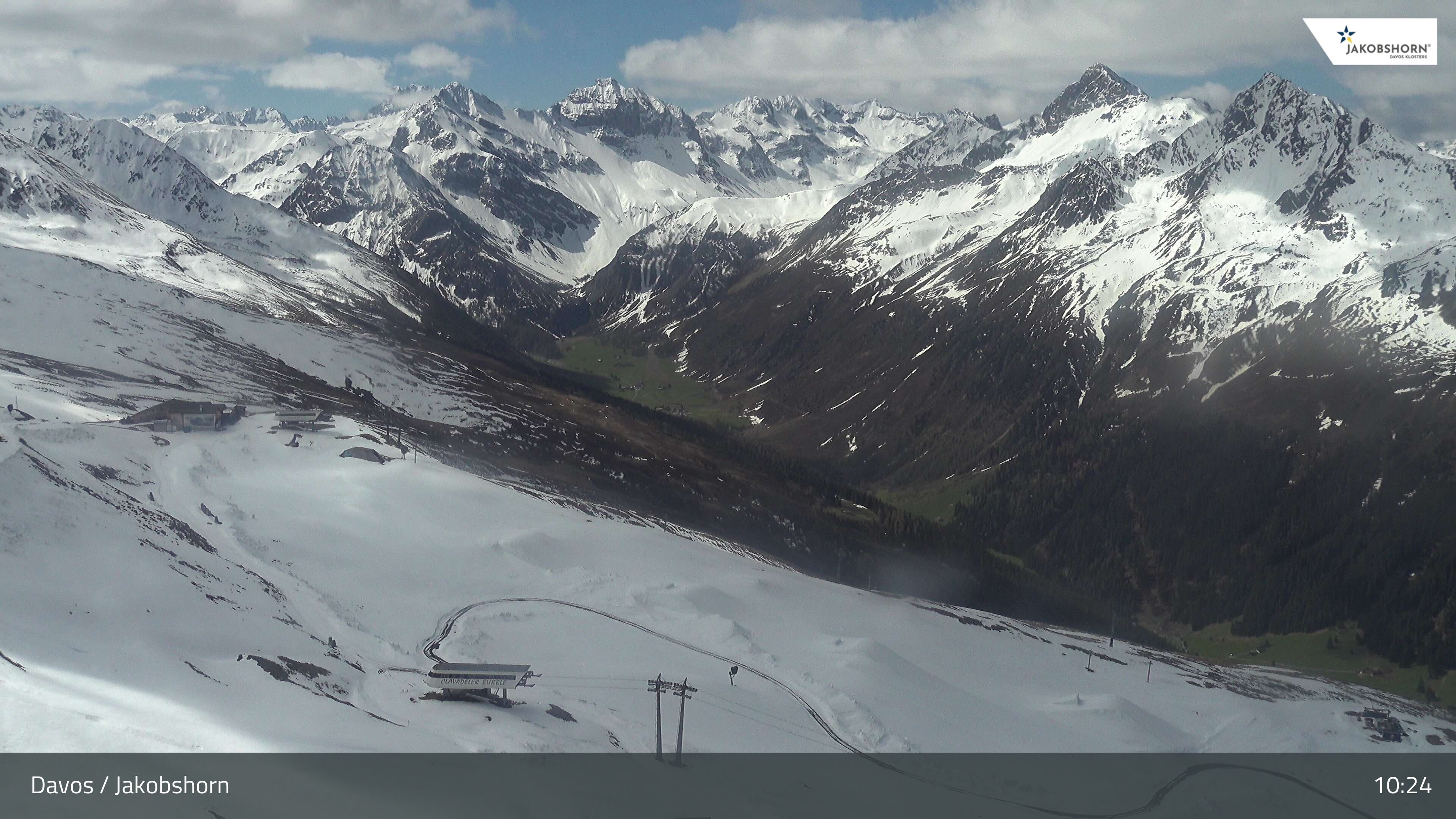 Davos: Platz - Jakobshorn, Blick Jatzhütte