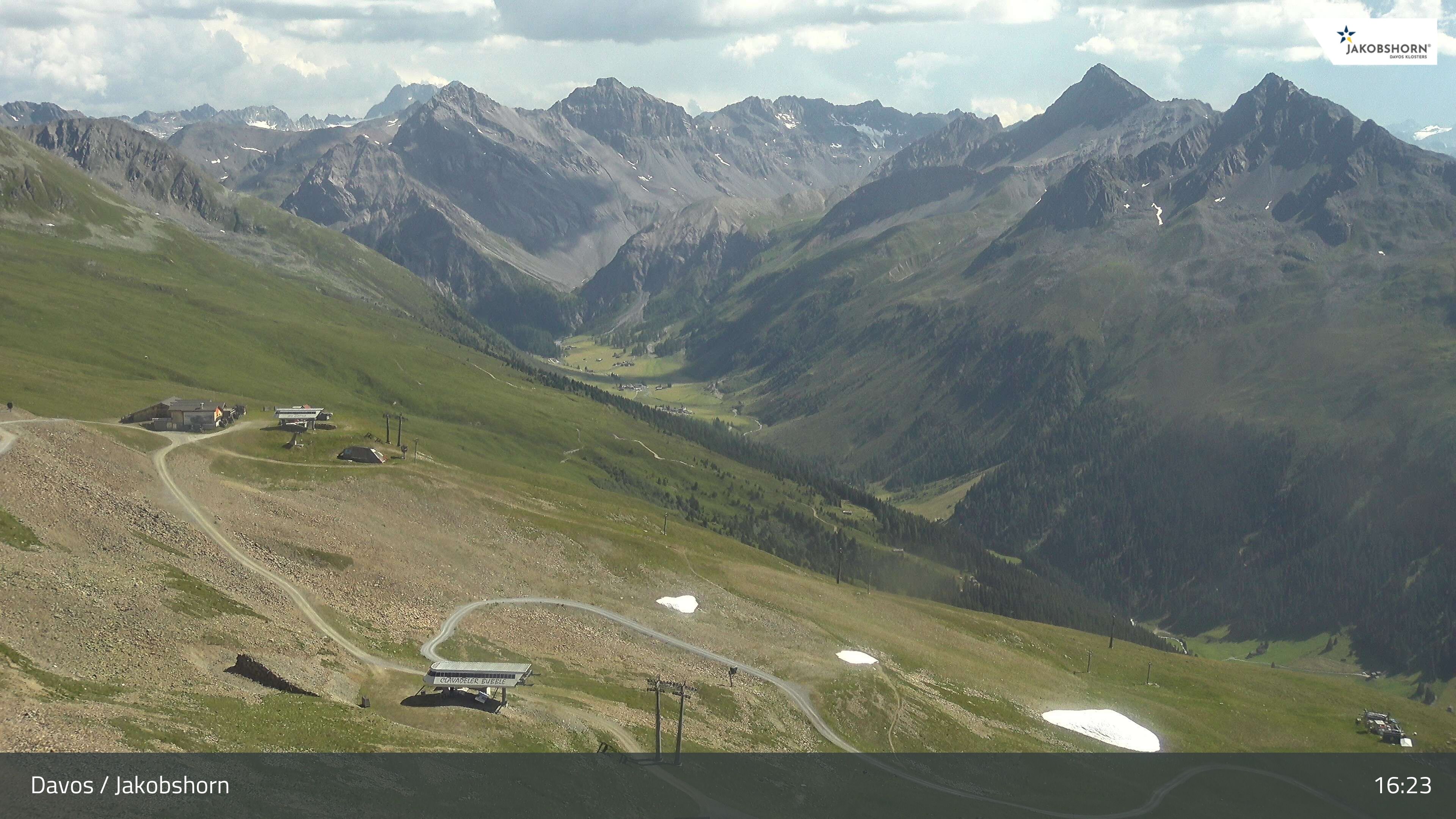 Davos: Platz - Jakobshorn, Blick Jatzhütte