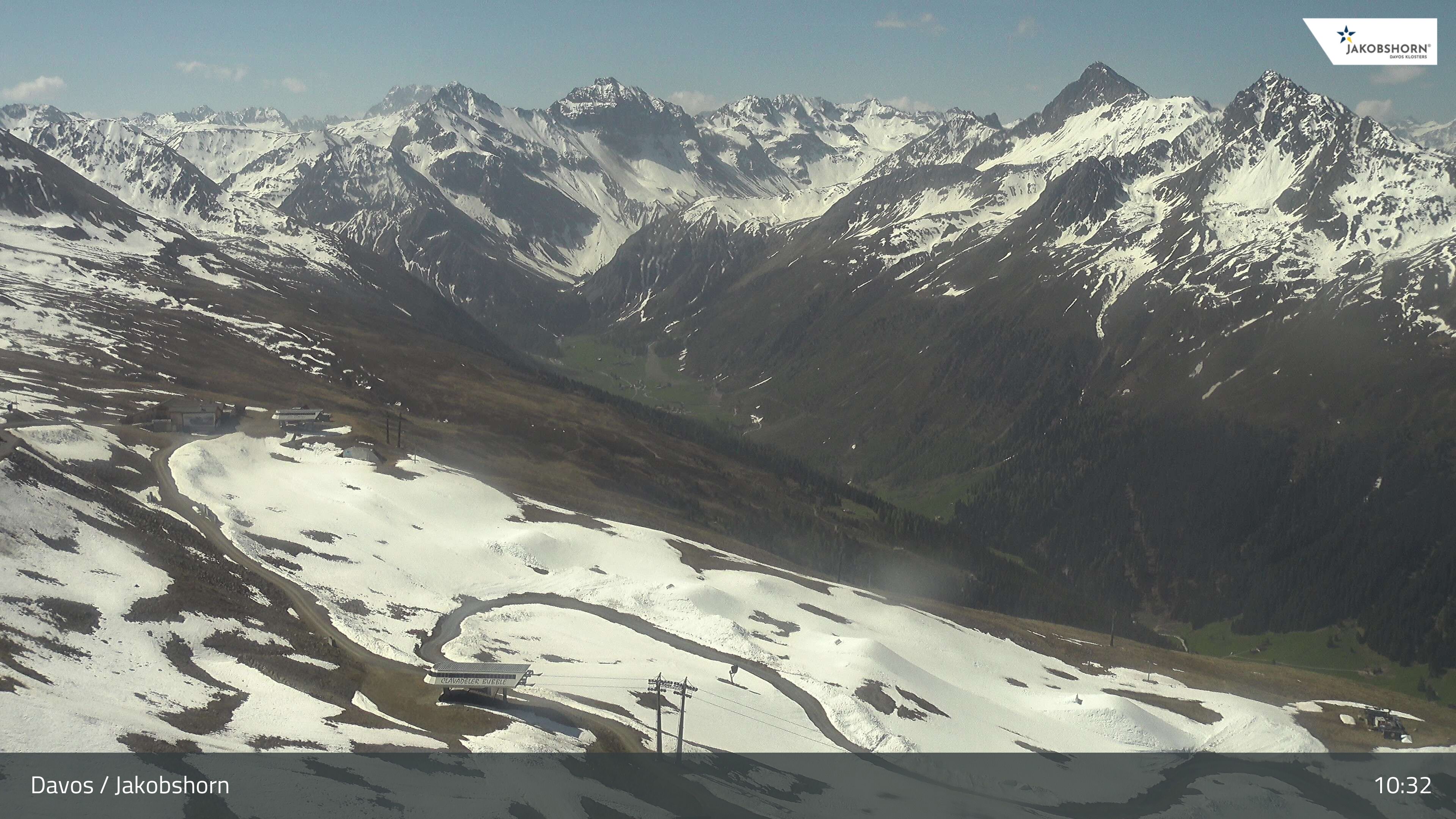 Davos: Platz - Jakobshorn, Blick Jatzhütte