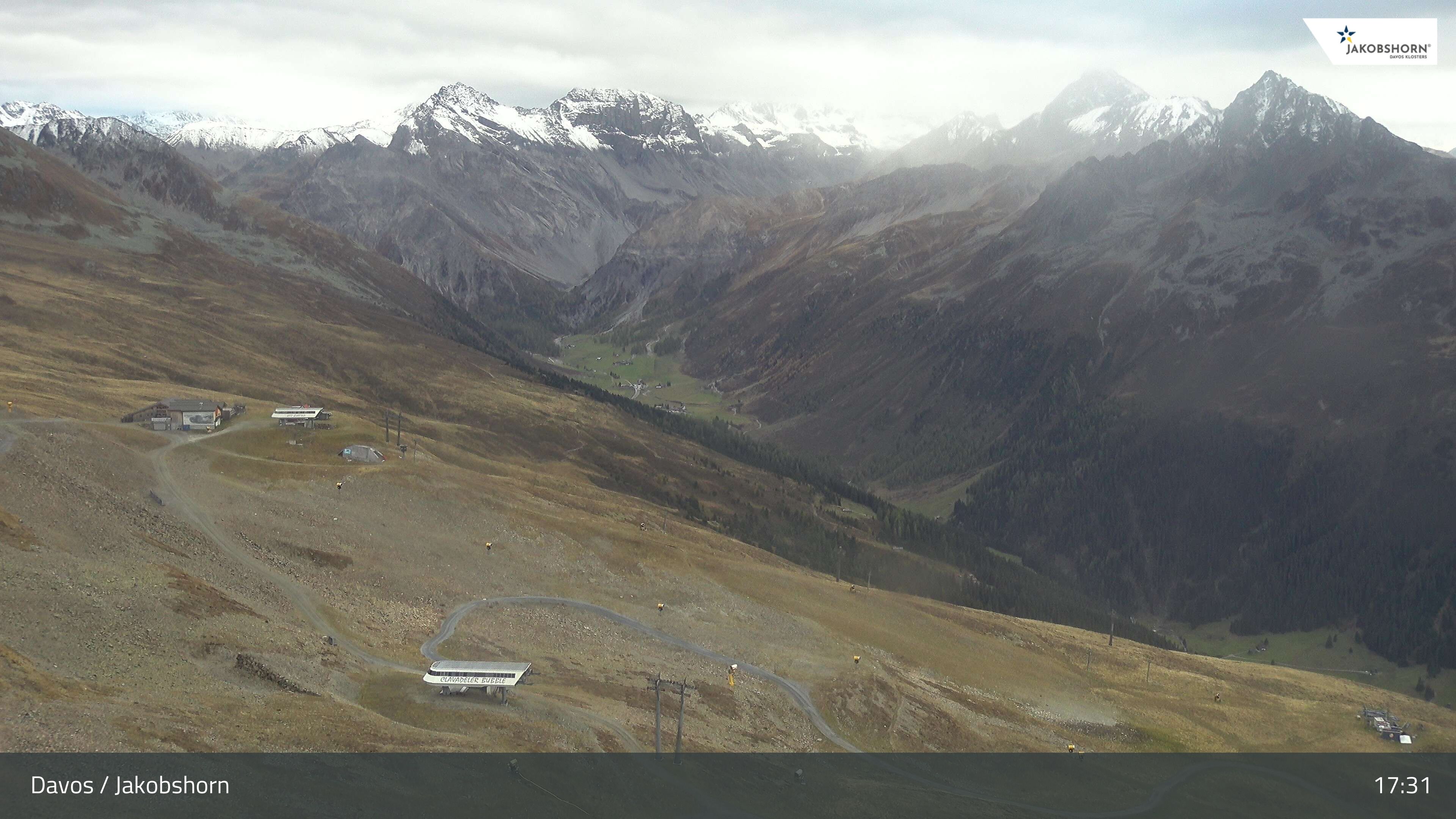 Davos: Platz - Jakobshorn, Blick Jatzhütte
