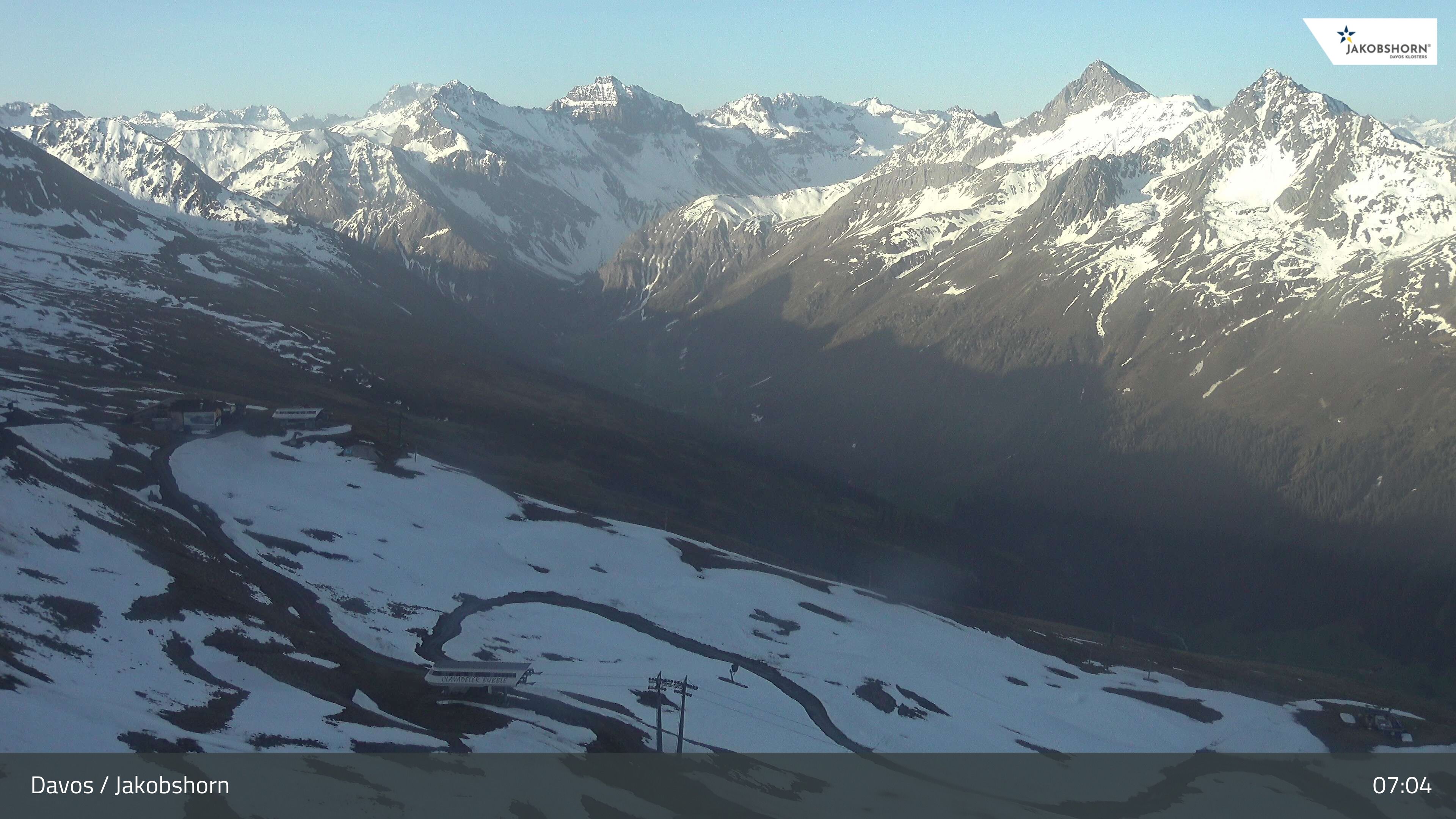 Davos: Platz - Jakobshorn, Blick Jatzhütte