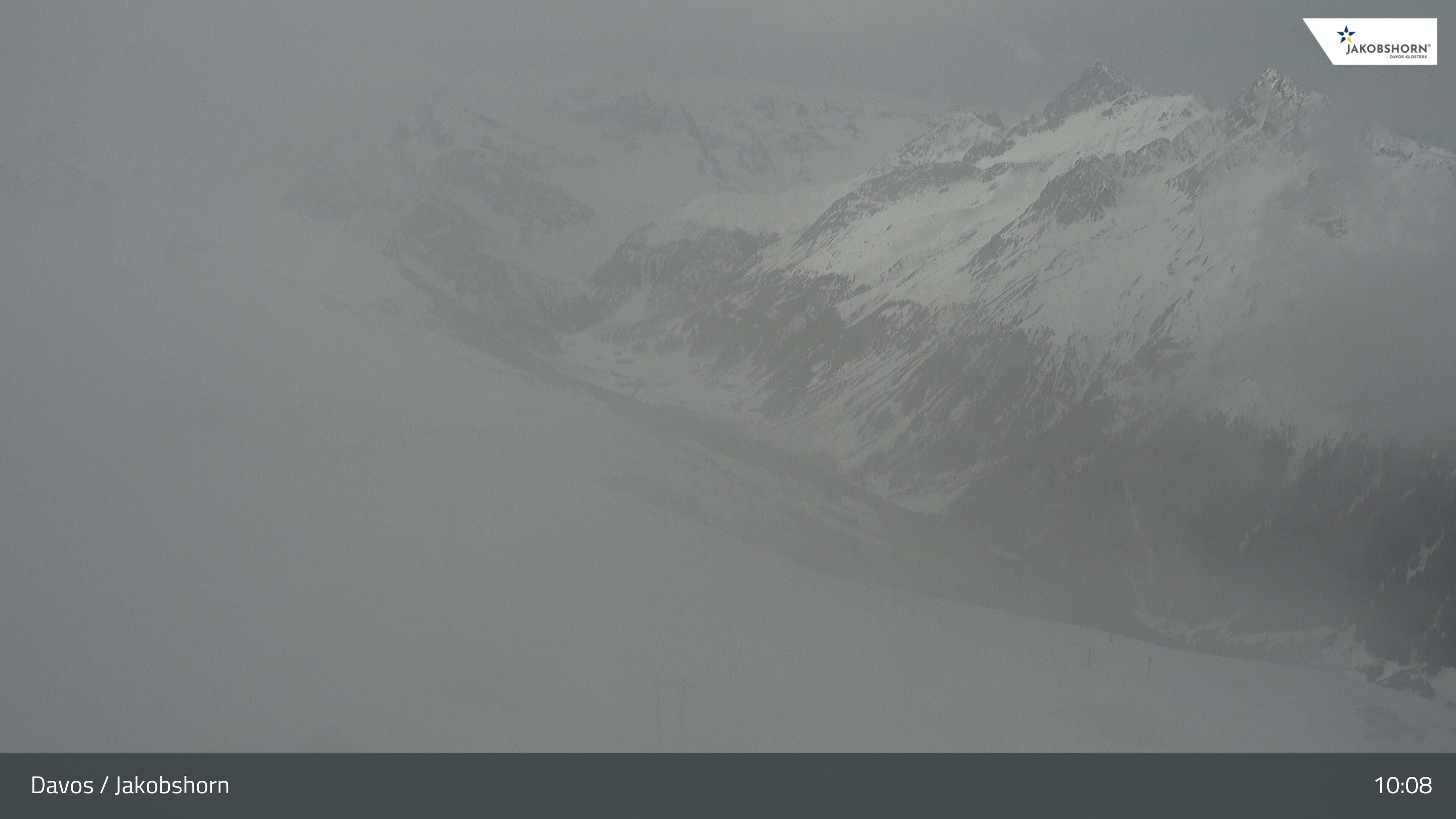 Davos: Platz - Jakobshorn, Blick Jatzhütte