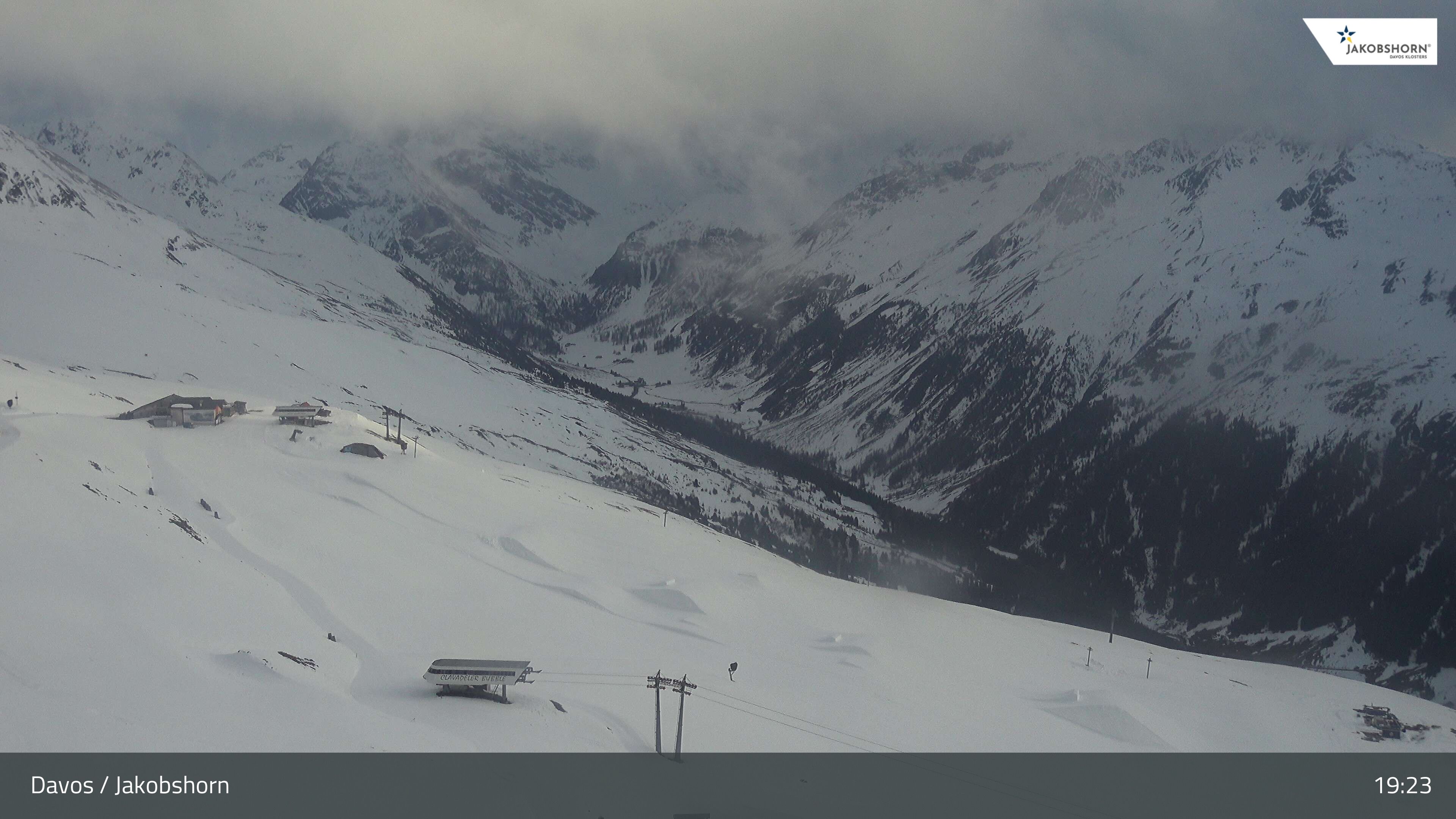 Davos: Platz - Jakobshorn, Blick Jatzhütte