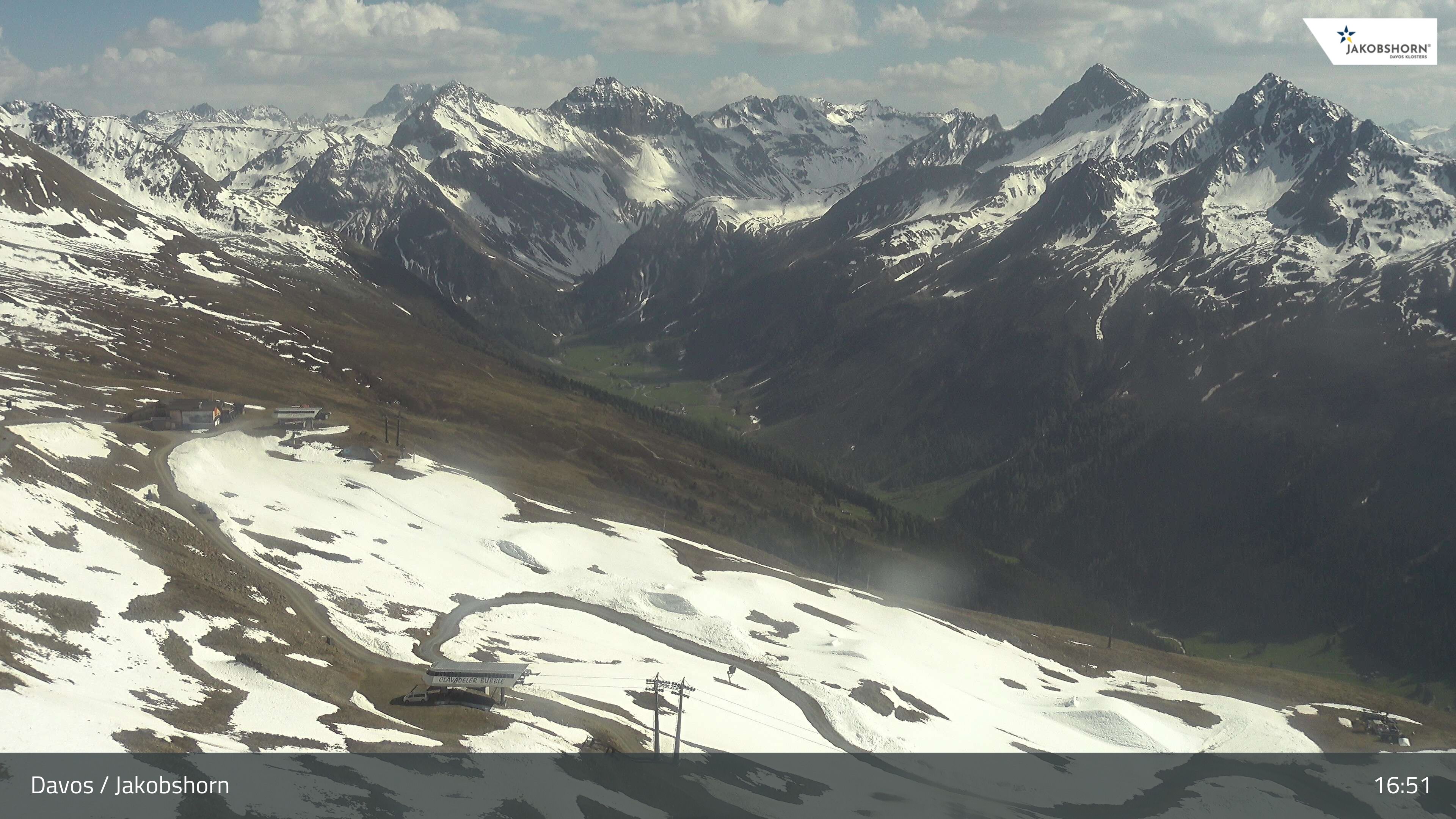 Davos: Platz - Jakobshorn, Blick Jatzhütte
