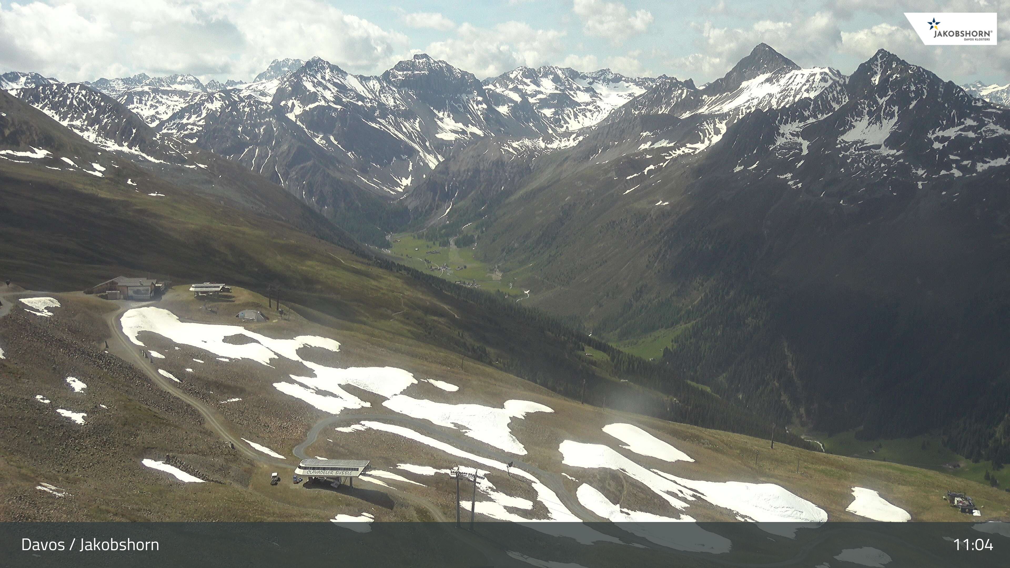 Davos: Platz - Jakobshorn, Blick Jatzhütte