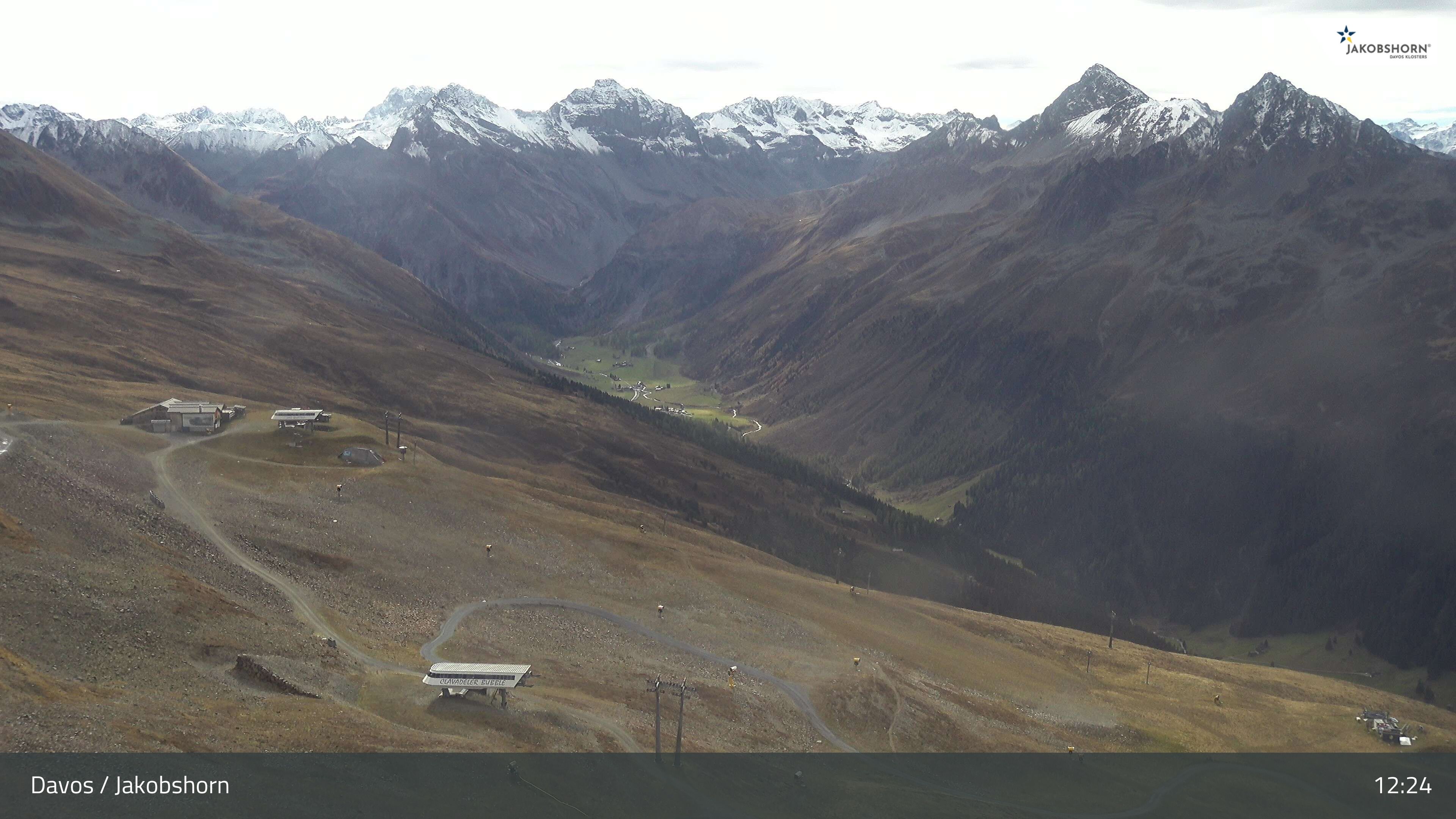 Davos: Platz - Jakobshorn, Blick Jatzhütte