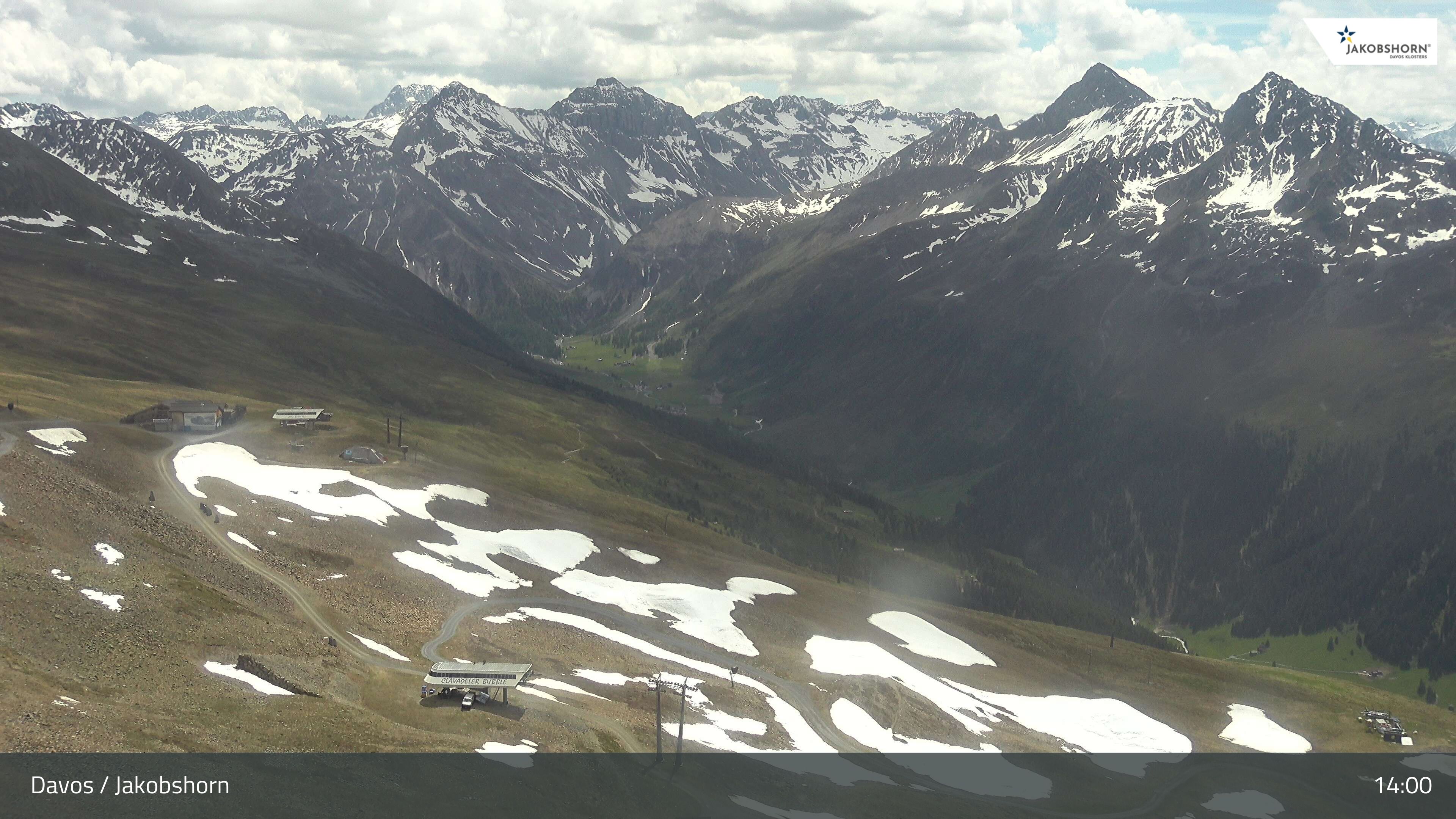 Davos: Platz - Jakobshorn, Blick Jatzhütte