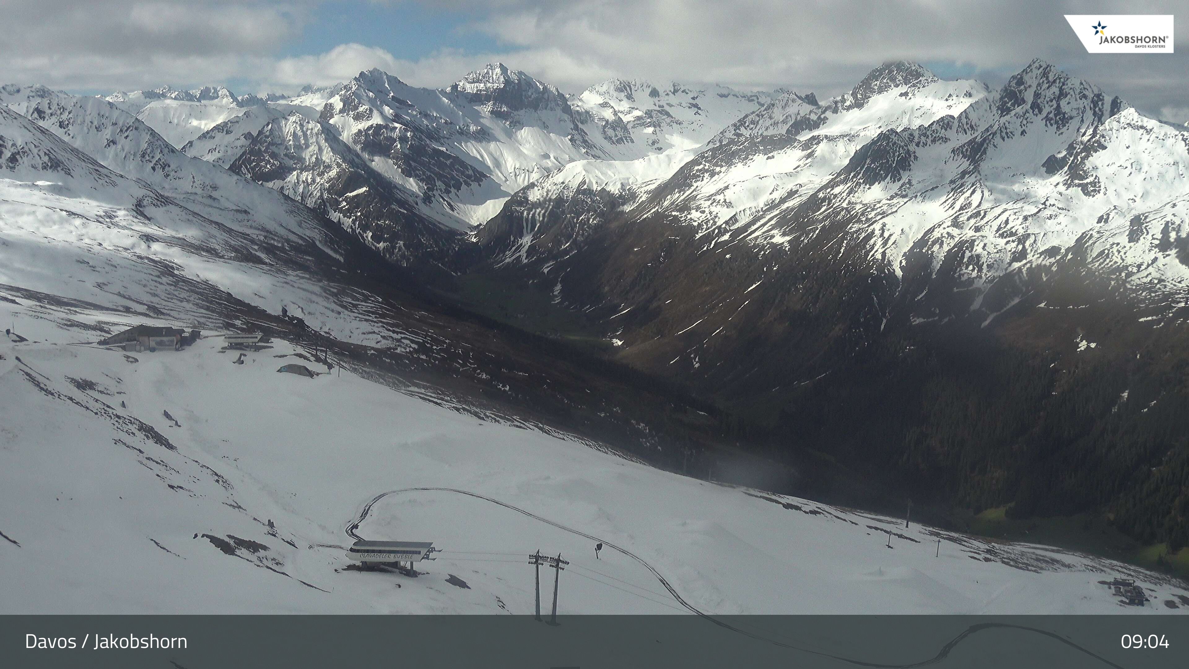 Davos: Platz - Jakobshorn, Blick Jatzhütte