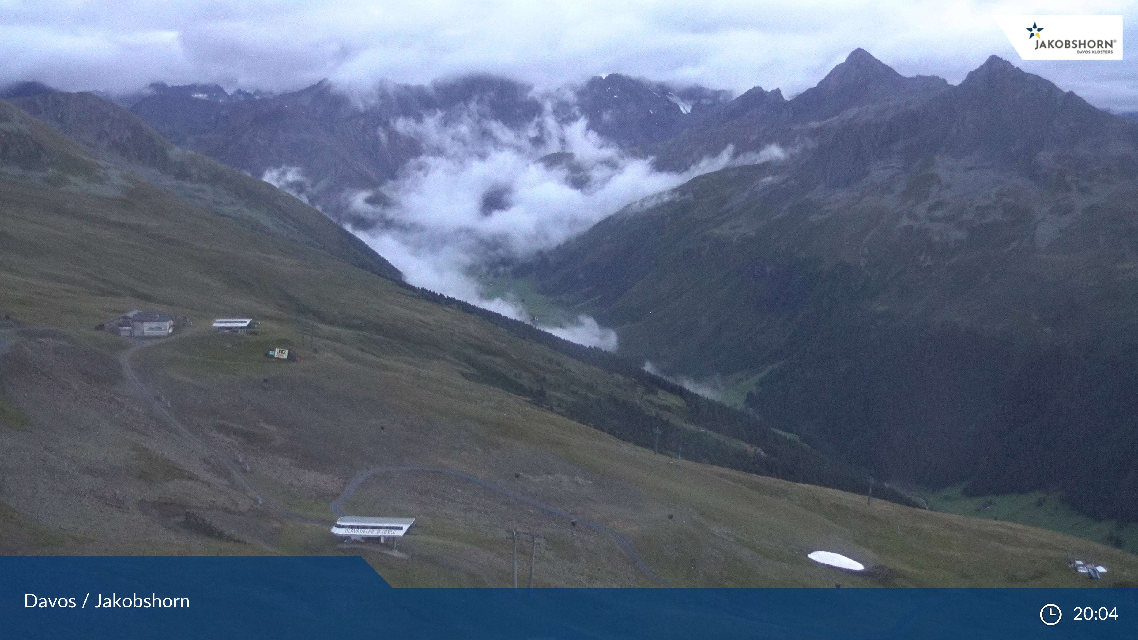 Davos: Platz - Jakobshorn, Blick Jatzhütte