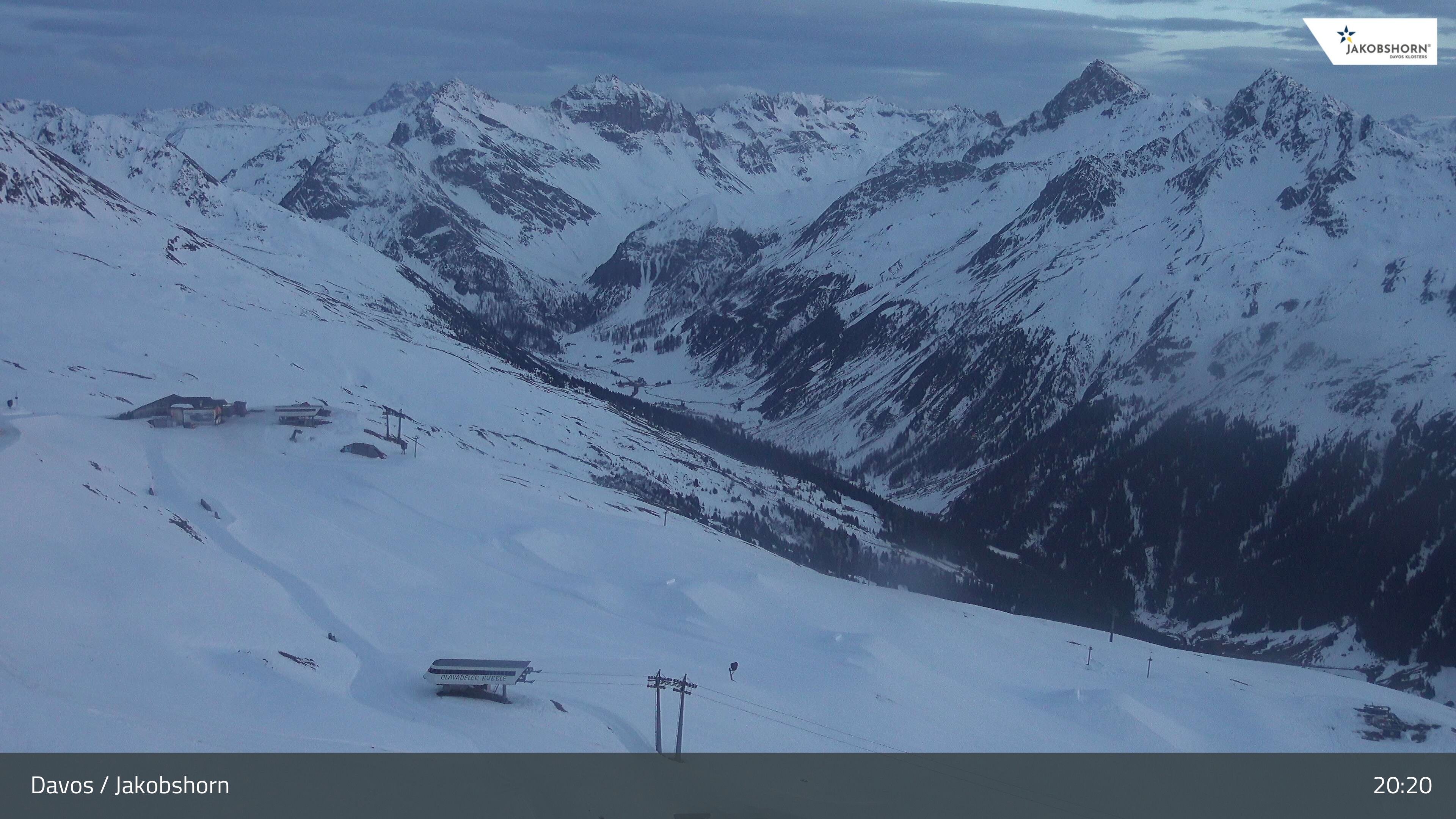 Davos: Platz - Jakobshorn, Blick Jatzhütte