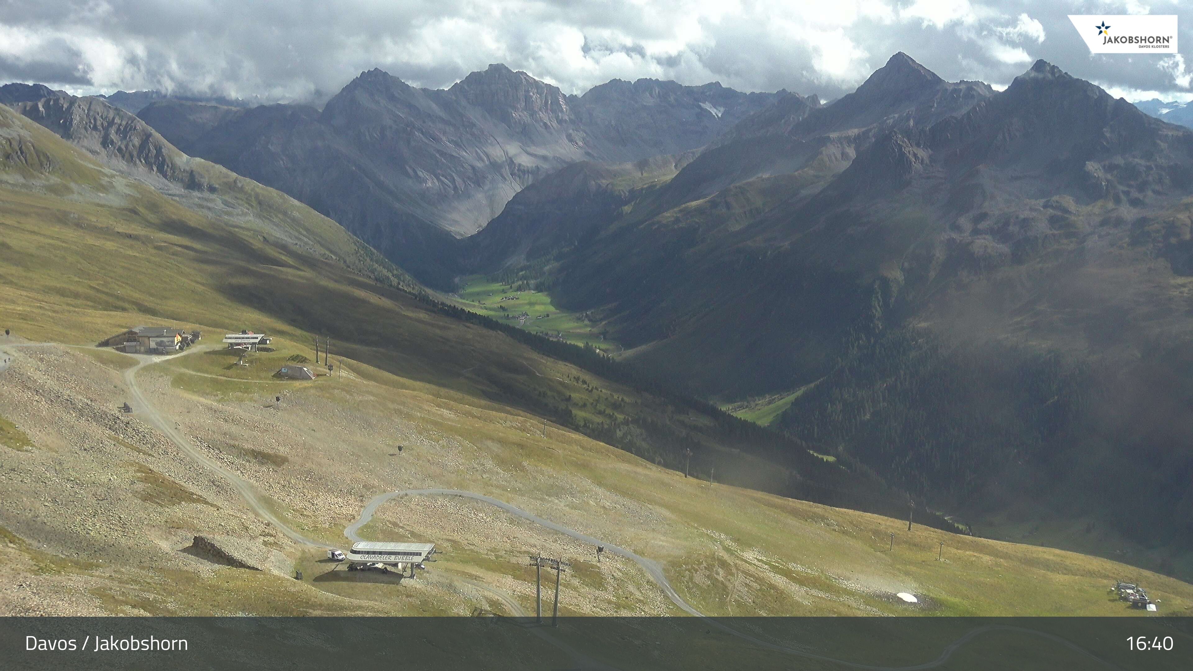 Davos: Platz - Jakobshorn, Blick Jatzhütte