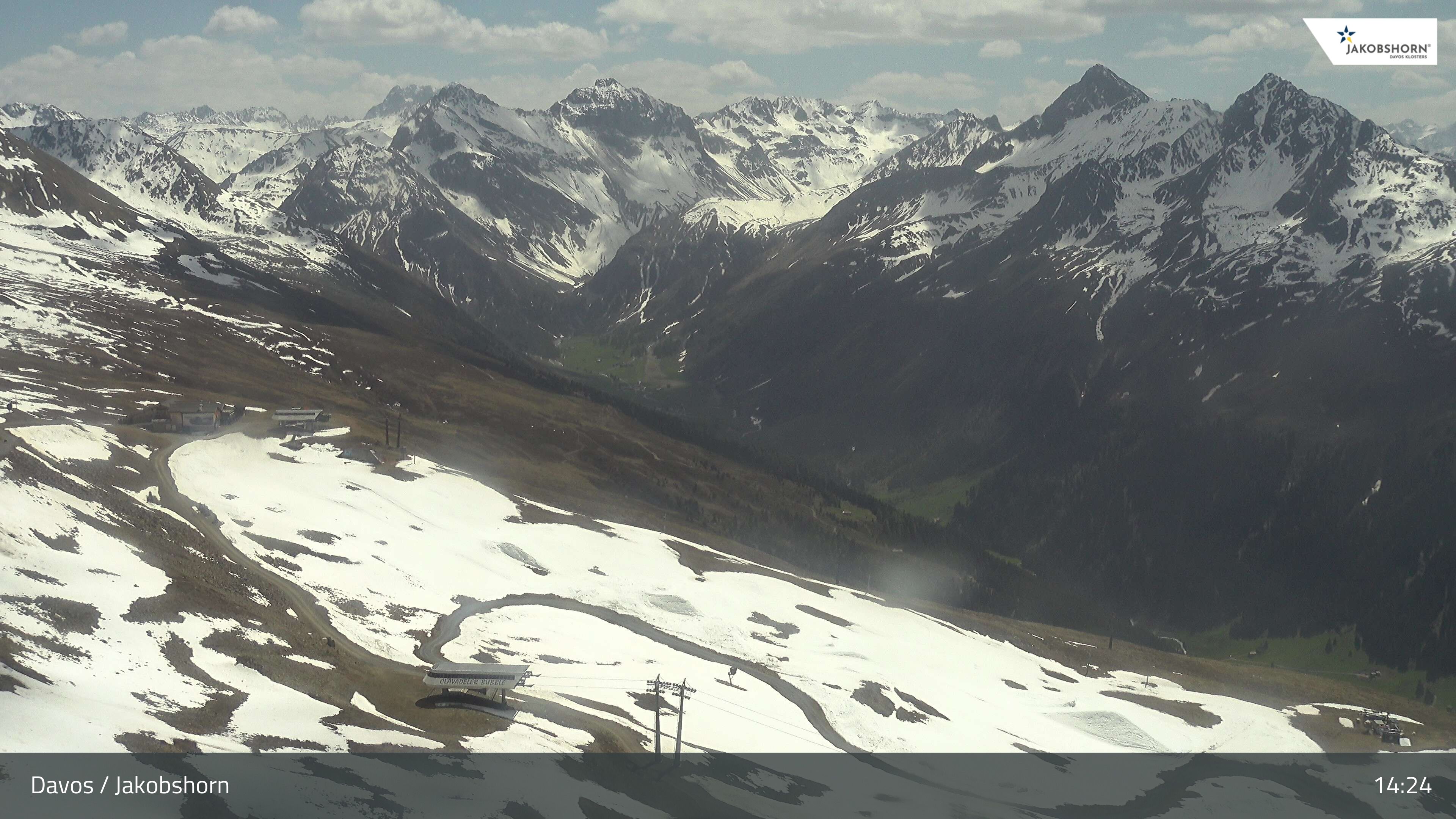 Davos: Platz - Jakobshorn, Blick Jatzhütte