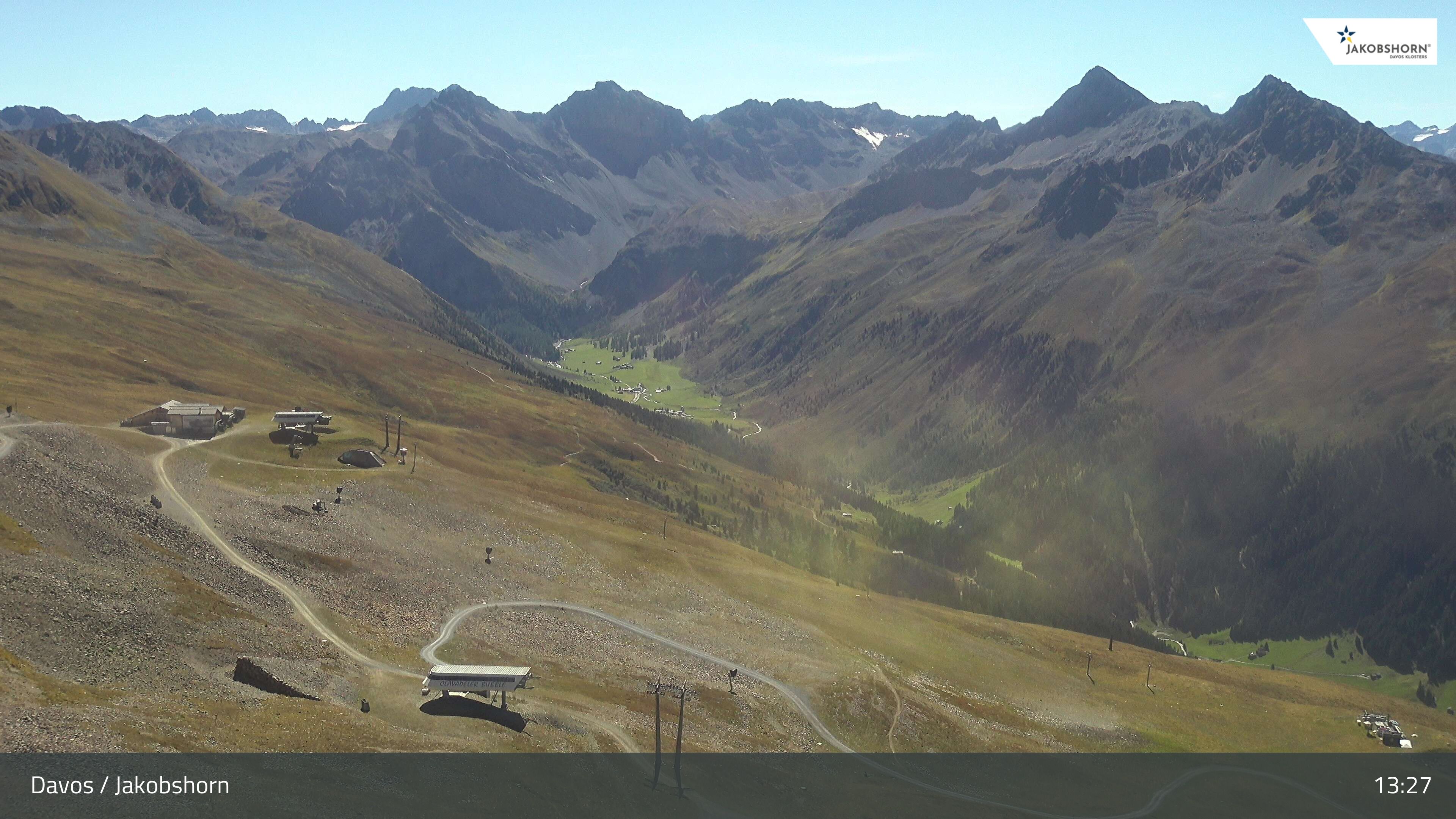 Davos: Platz - Jakobshorn, Blick Jatzhütte