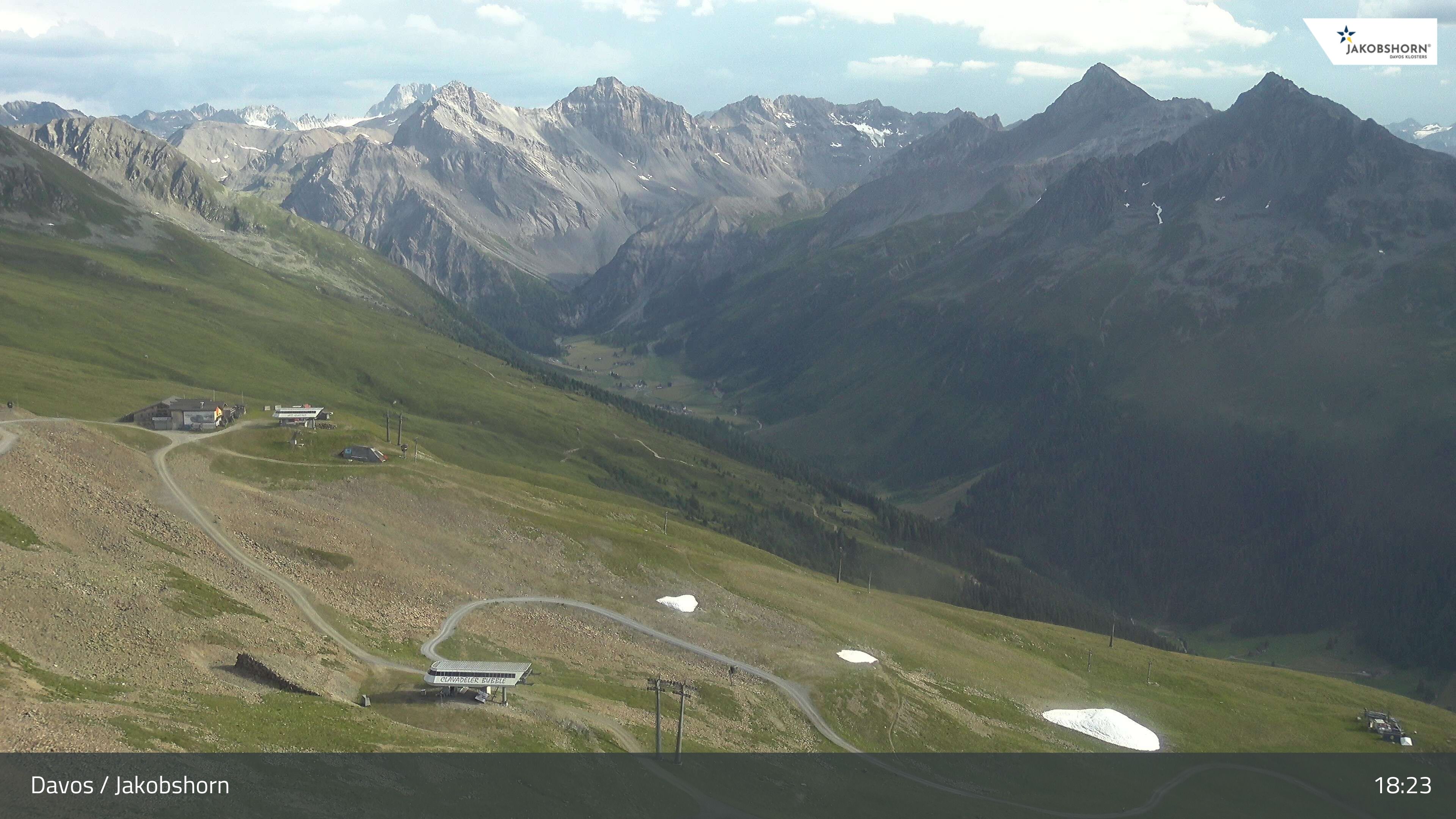 Davos: Platz - Jakobshorn, Blick Jatzhütte