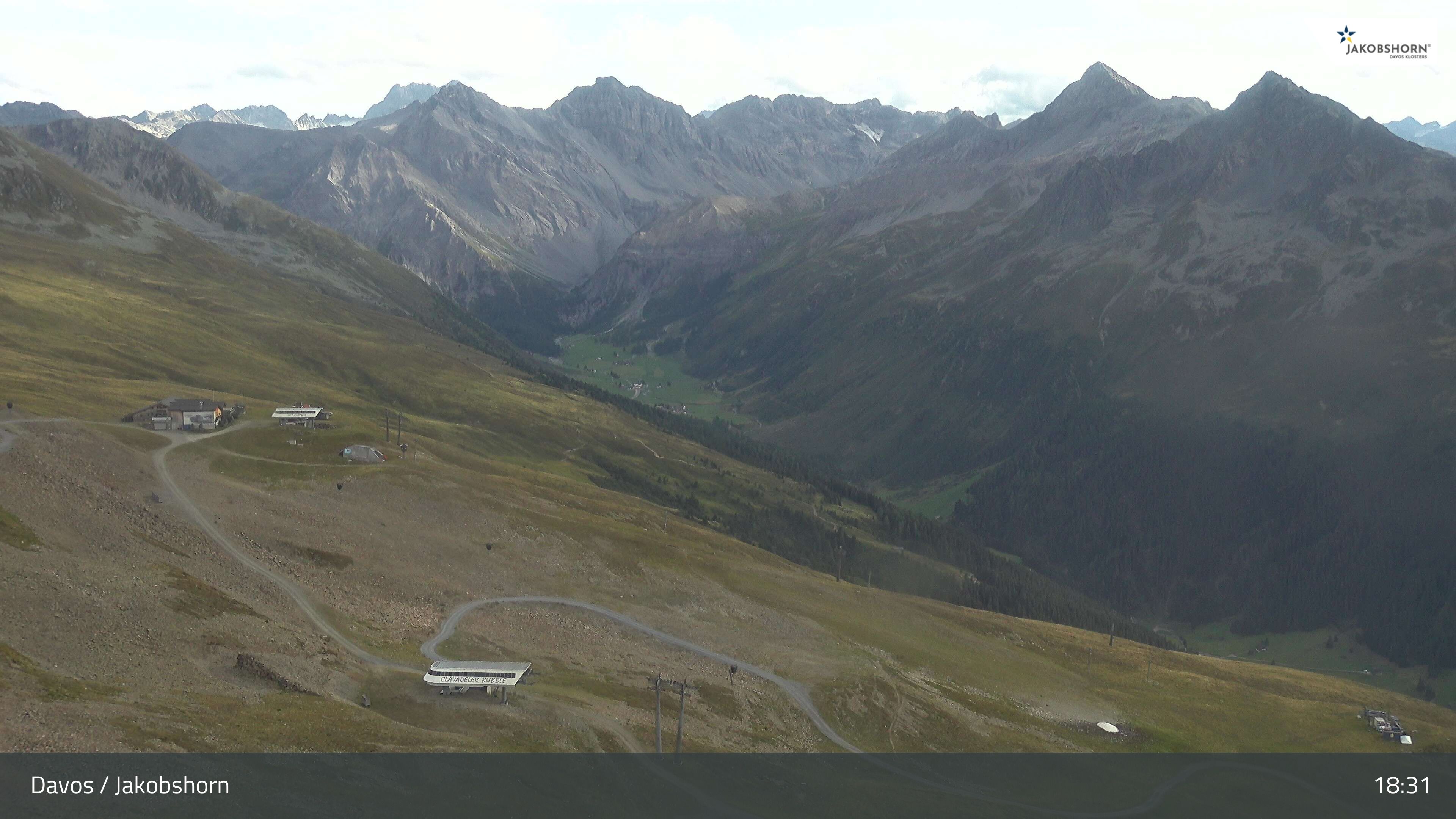 Davos: Platz - Jakobshorn, Blick Jatzhütte