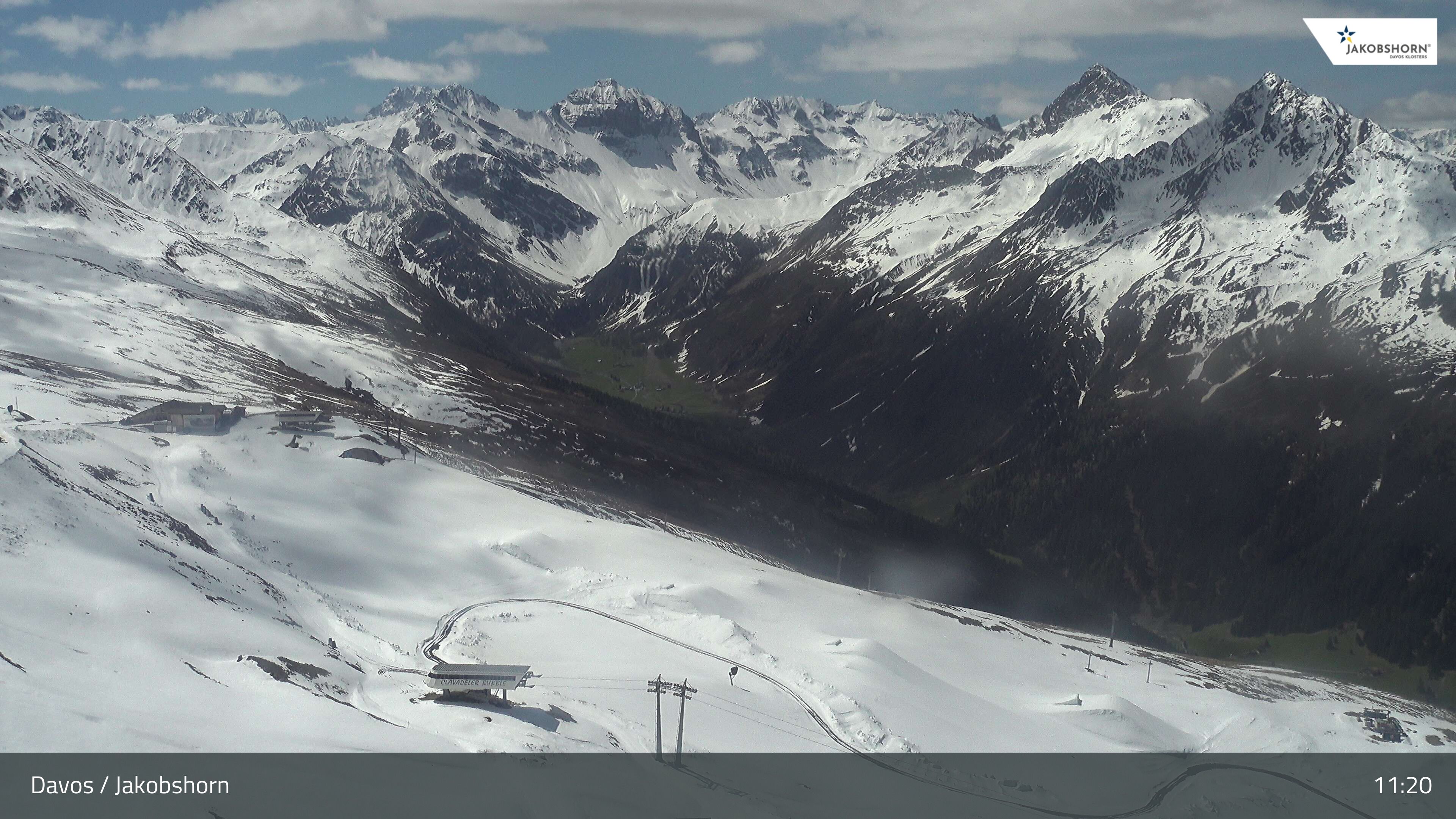 Davos: Platz - Jakobshorn, Blick Jatzhütte