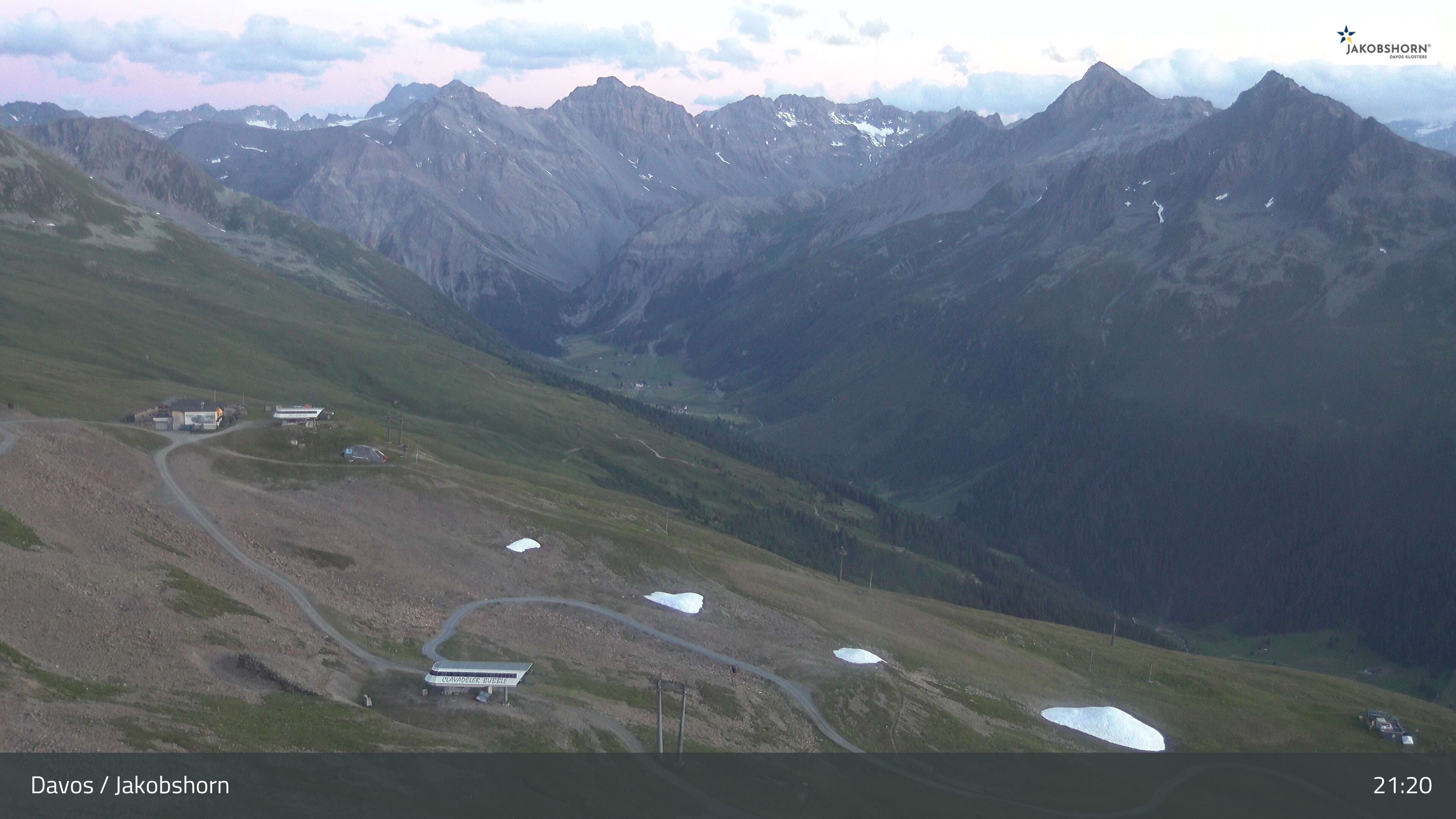 Davos: Platz - Jakobshorn, Blick Jatzhütte