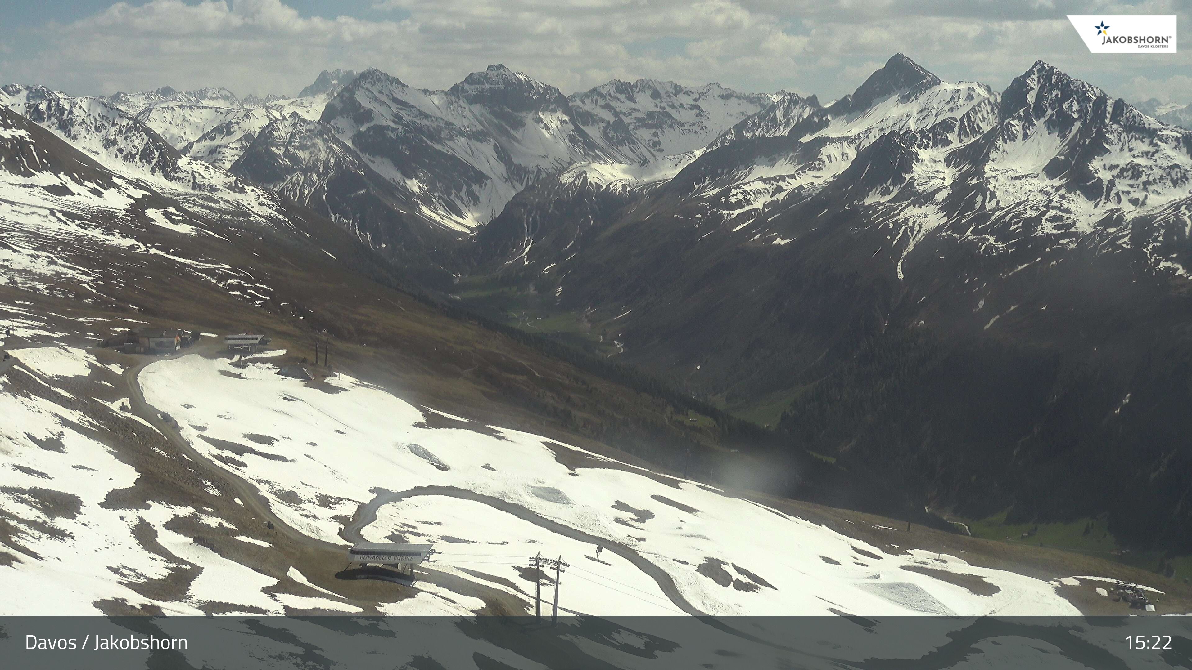 Davos: Platz - Jakobshorn, Blick Jatzhütte