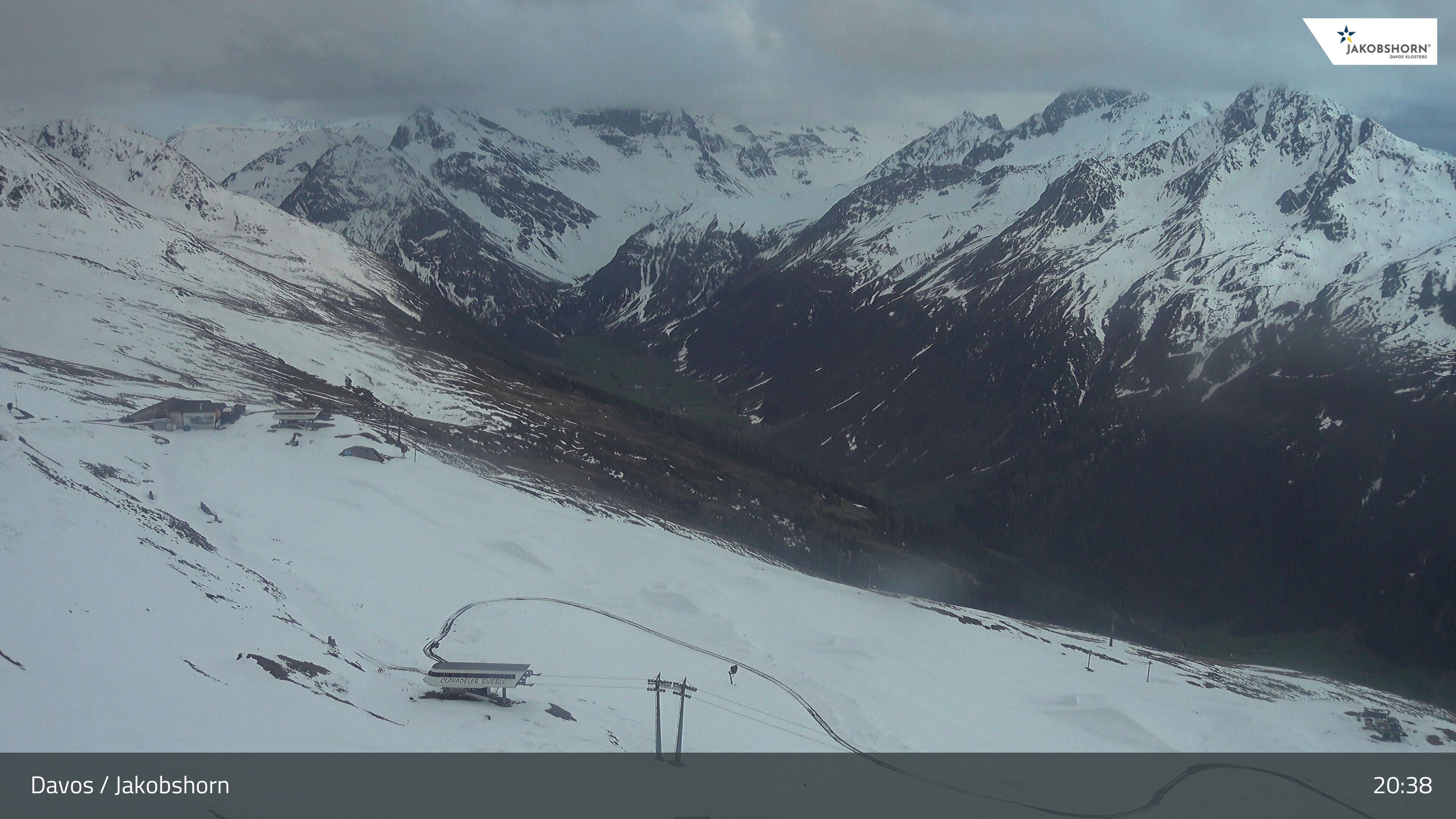 Davos: Platz - Jakobshorn, Blick Jatzhütte