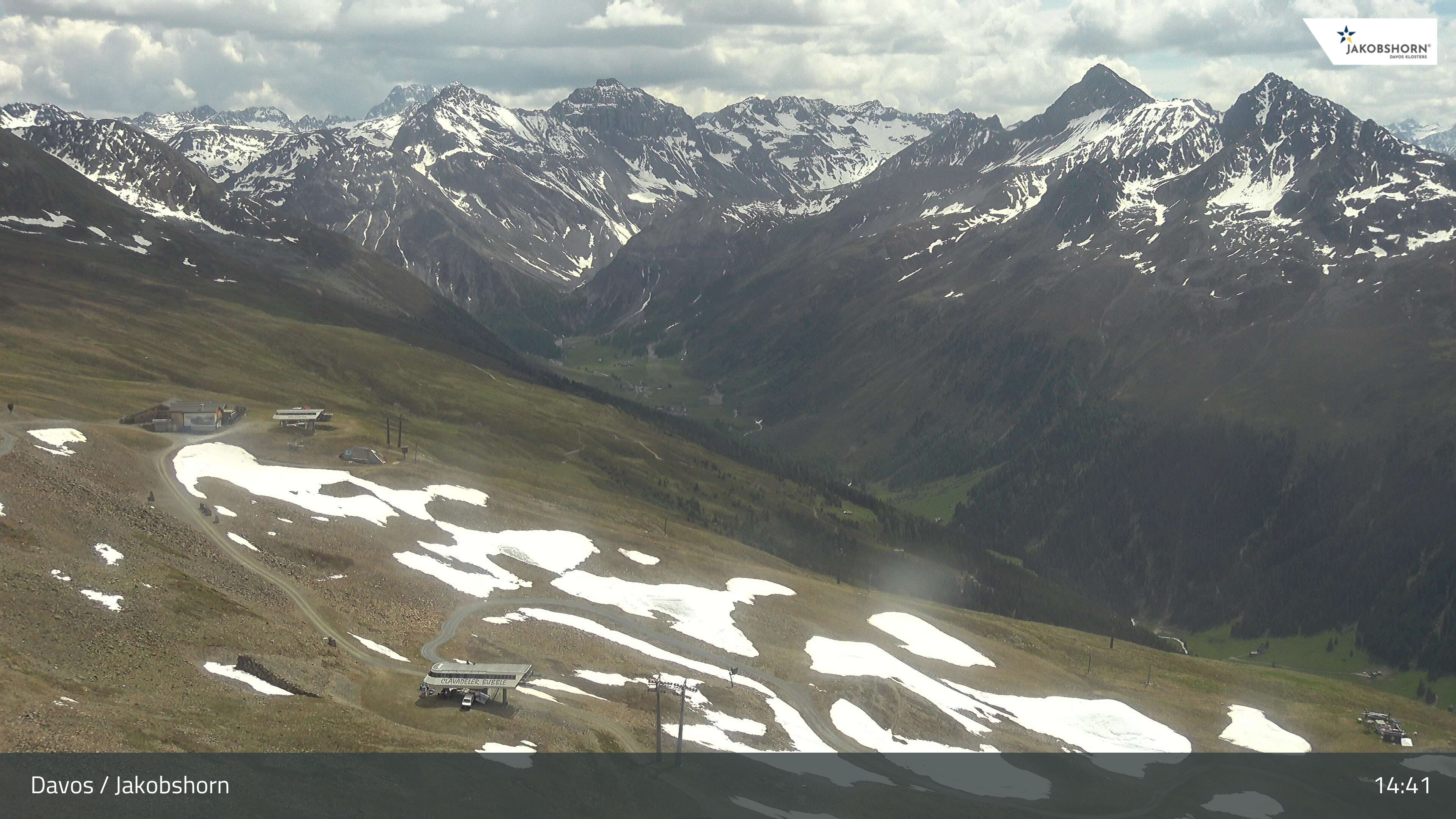 Davos: Platz - Jakobshorn, Blick Jatzhütte