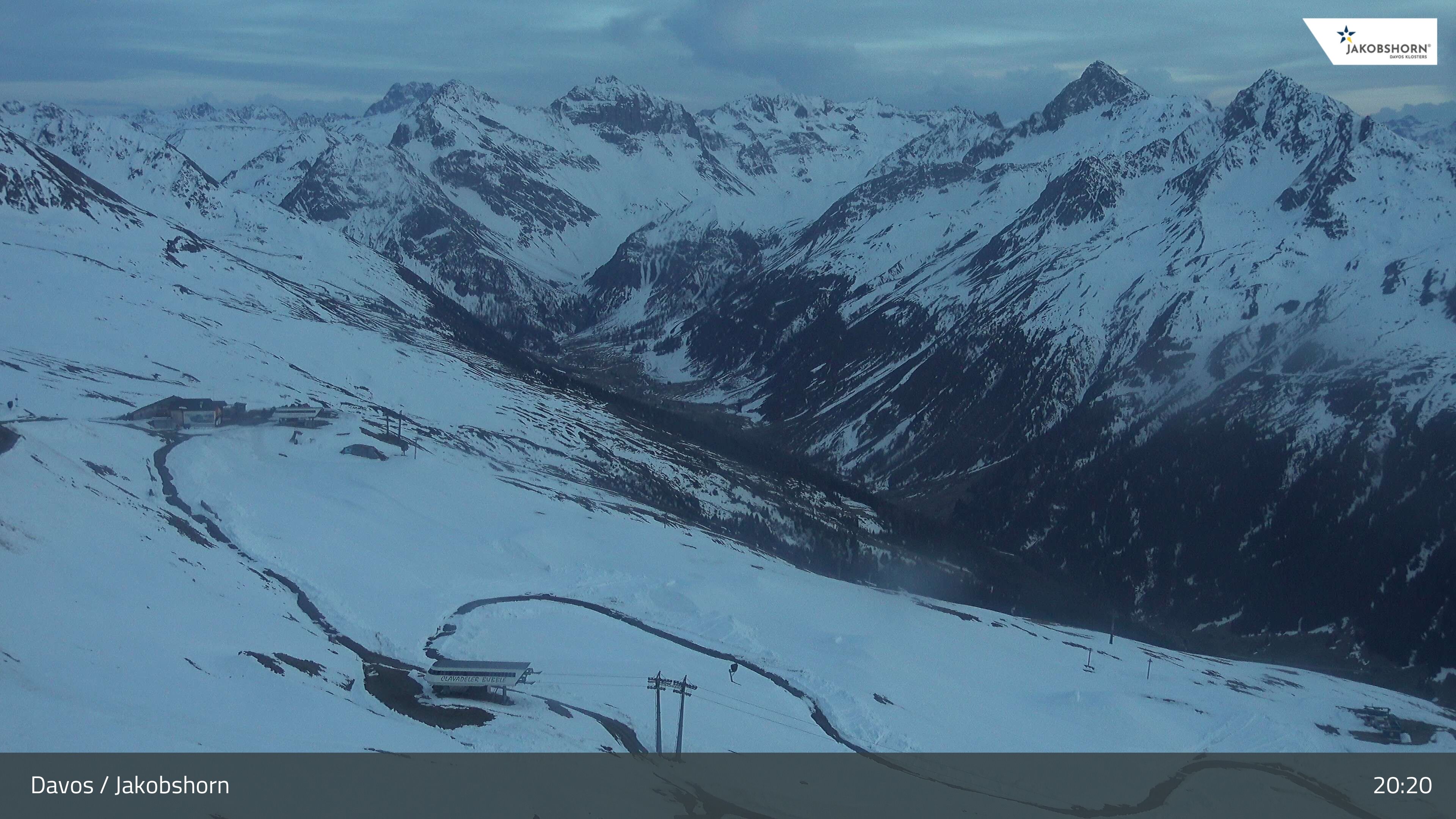 Davos: Platz - Jakobshorn, Blick Jatzhütte