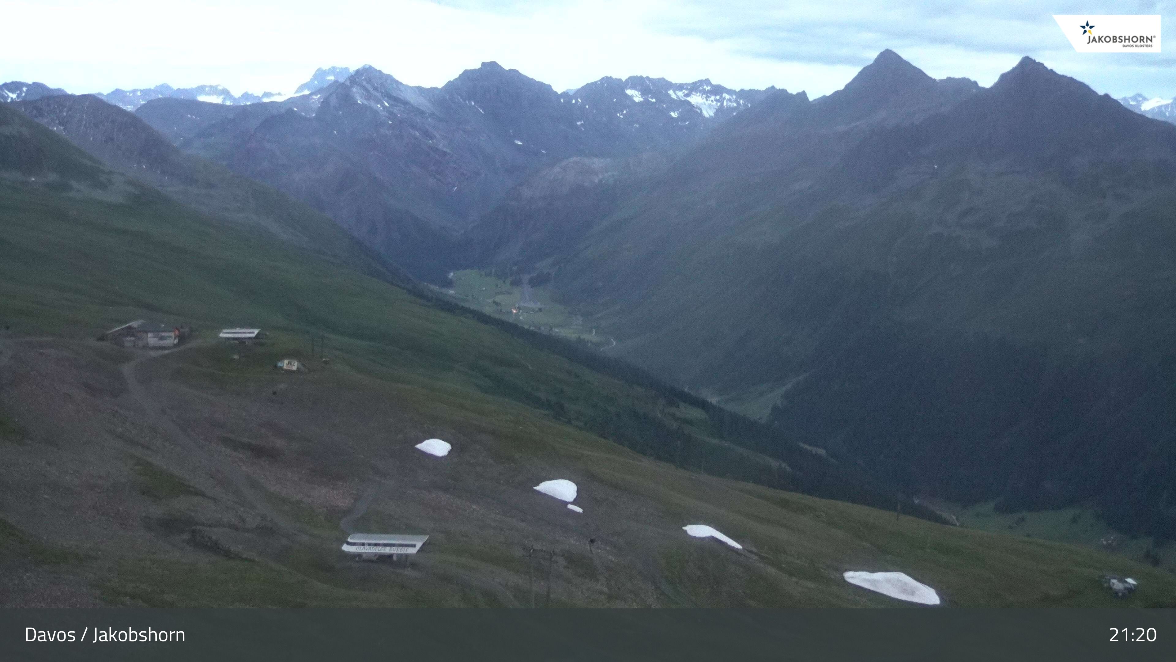 Davos: Platz - Jakobshorn, Blick Jatzhütte