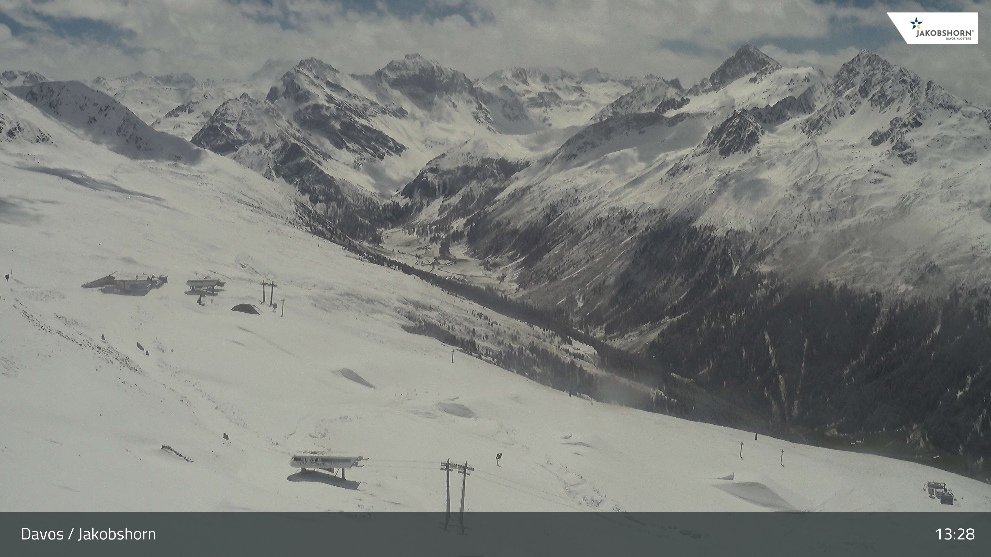 Davos: Platz - Jakobshorn, Blick Jatzhütte