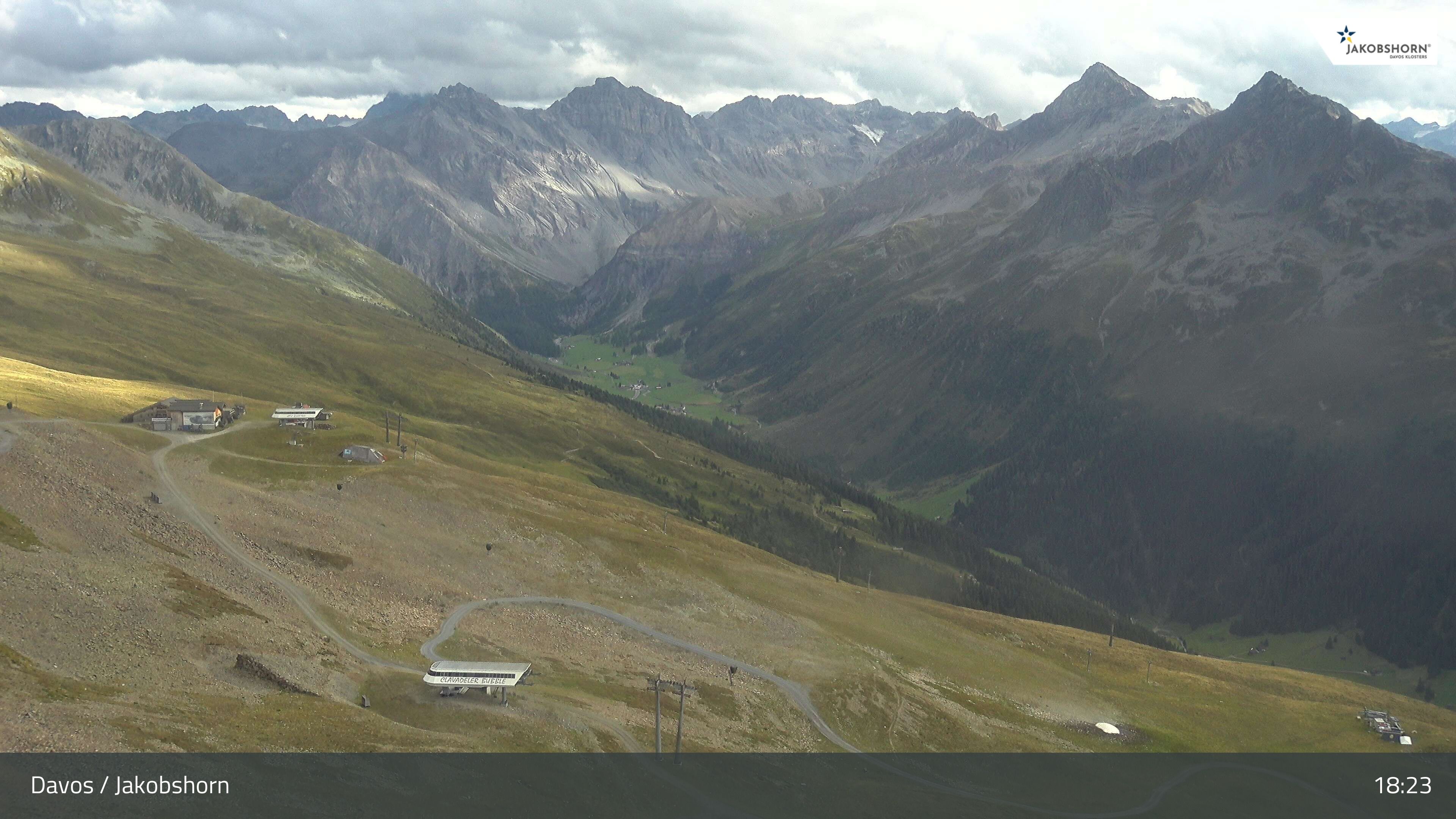 Davos: Platz - Jakobshorn, Blick Jatzhütte