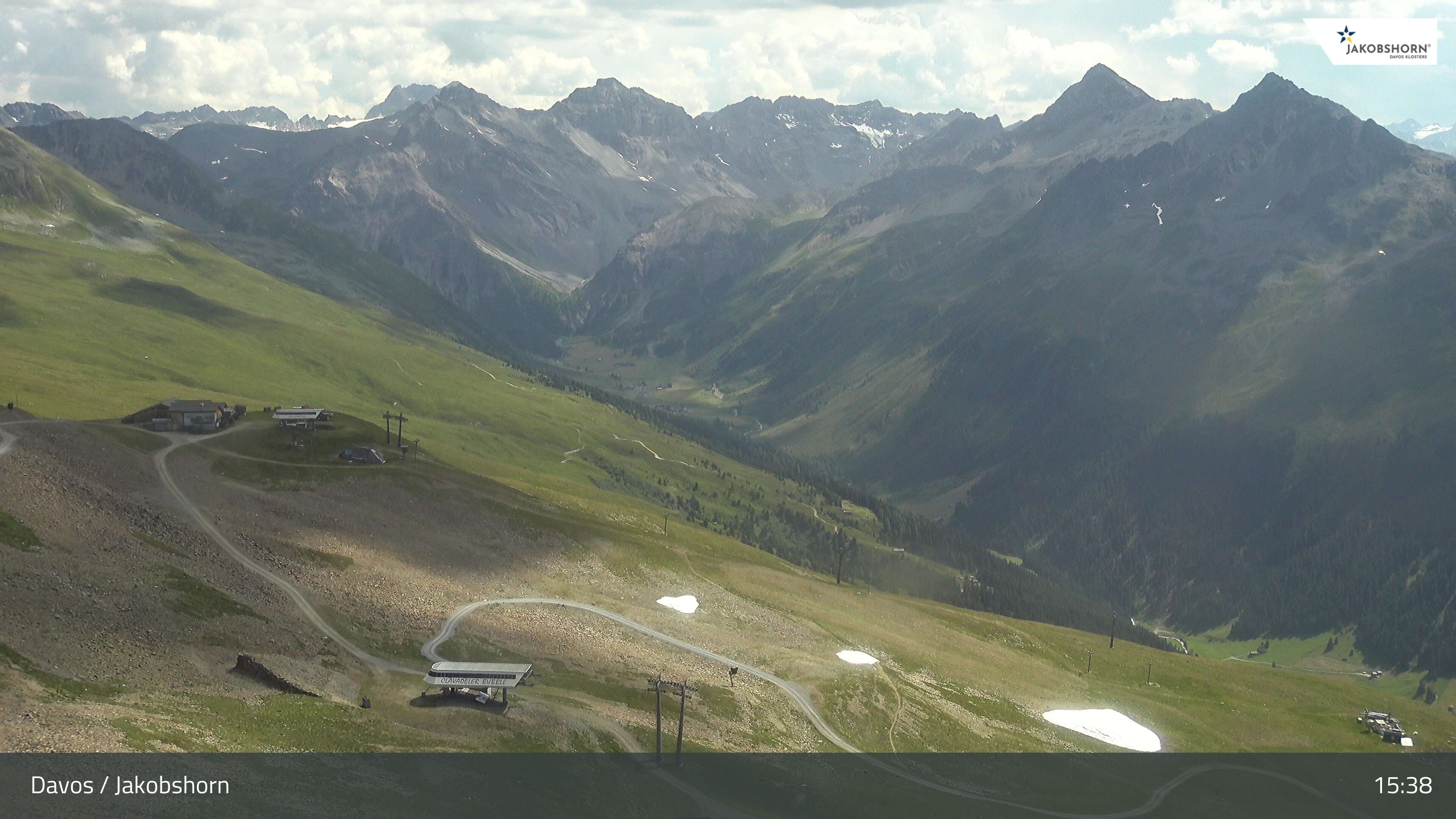 Davos: Platz - Jakobshorn, Blick Jatzhütte