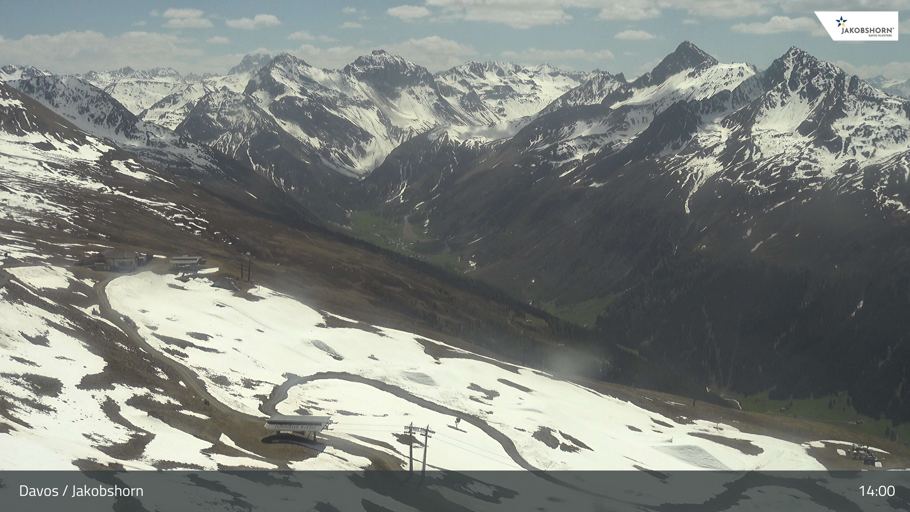 Davos: Platz - Jakobshorn, Blick Jatzhütte