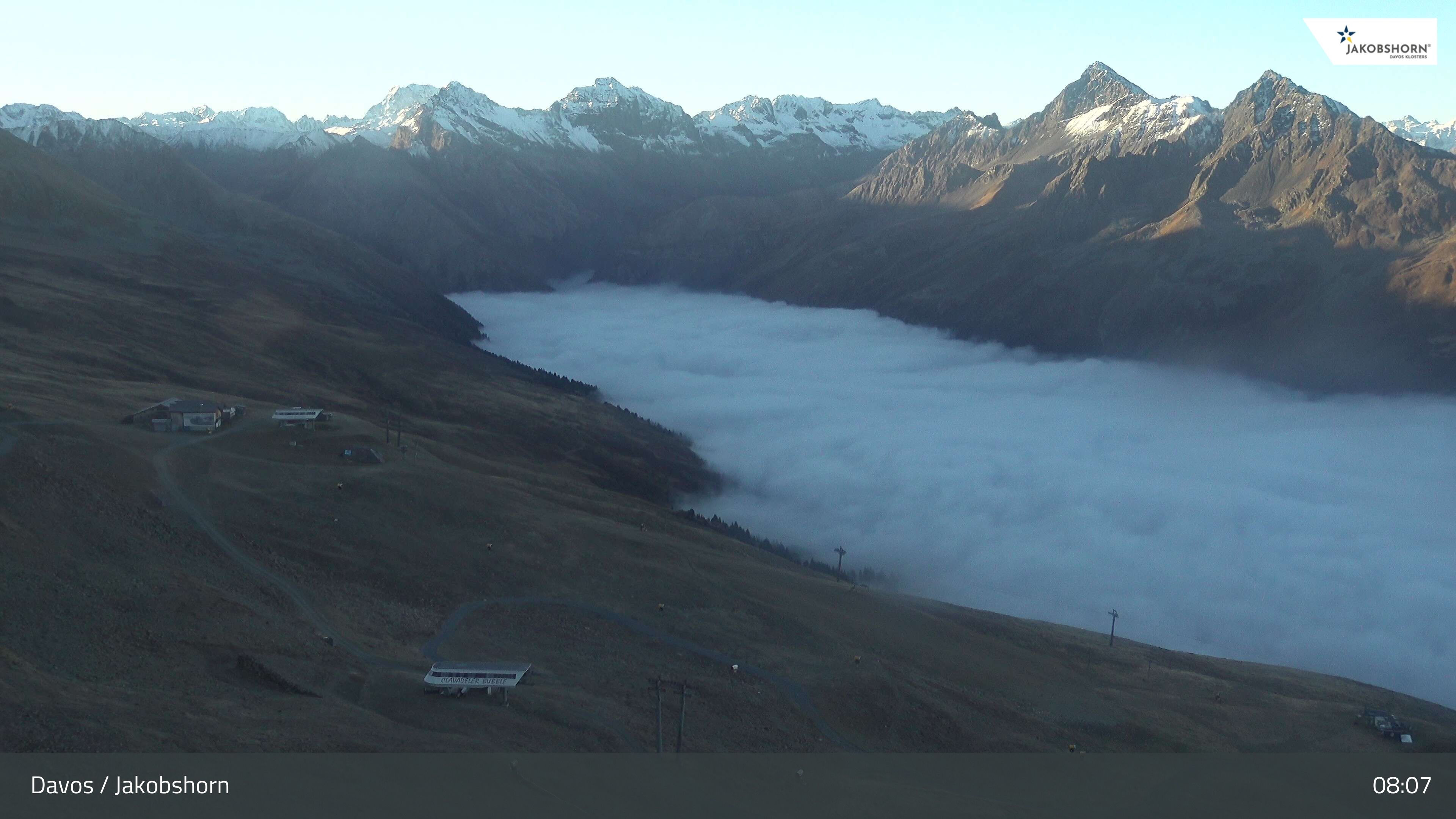 Davos: Platz - Jakobshorn, Blick Jatzhütte