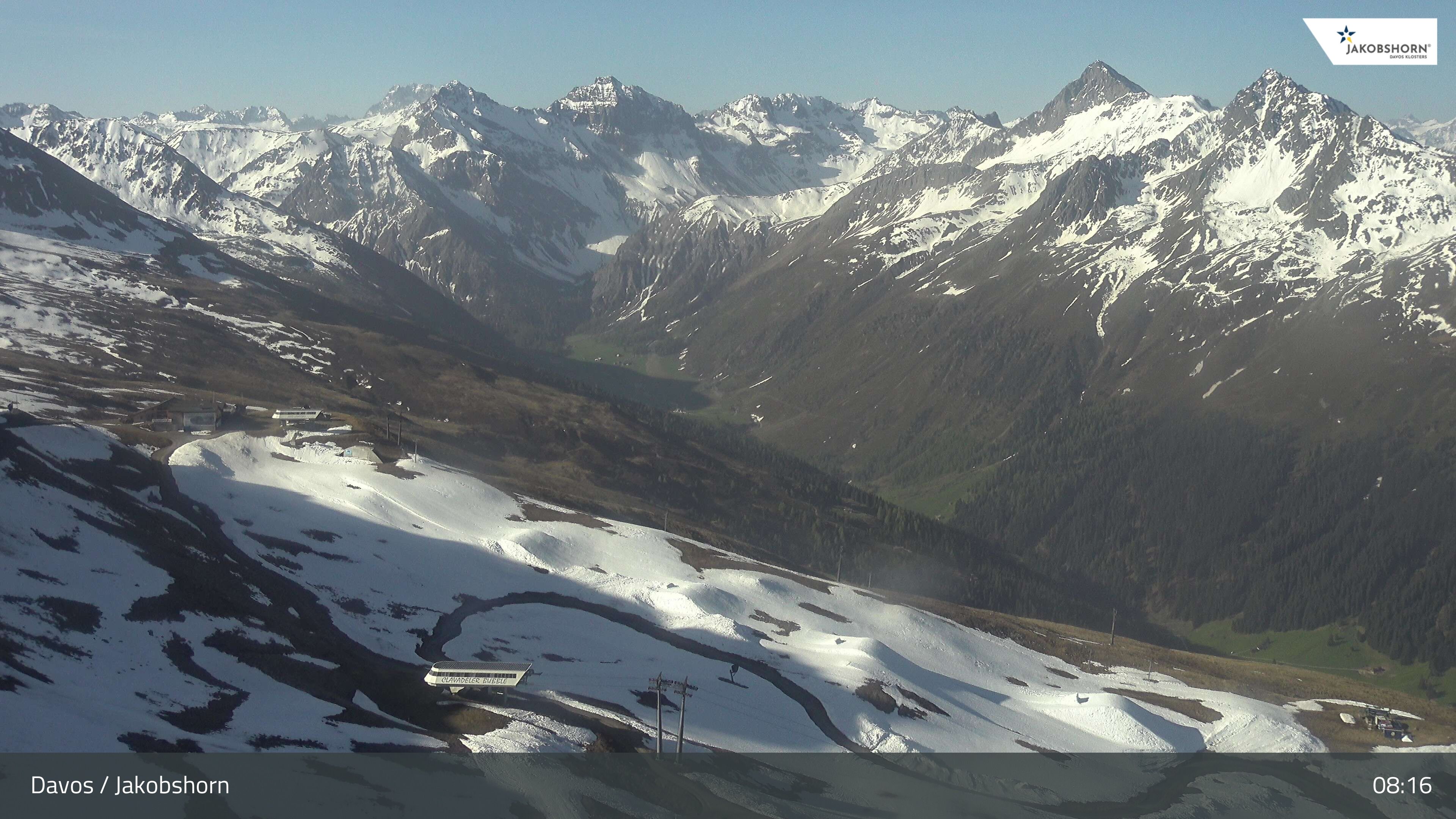 Davos: Platz - Jakobshorn, Blick Jatzhütte