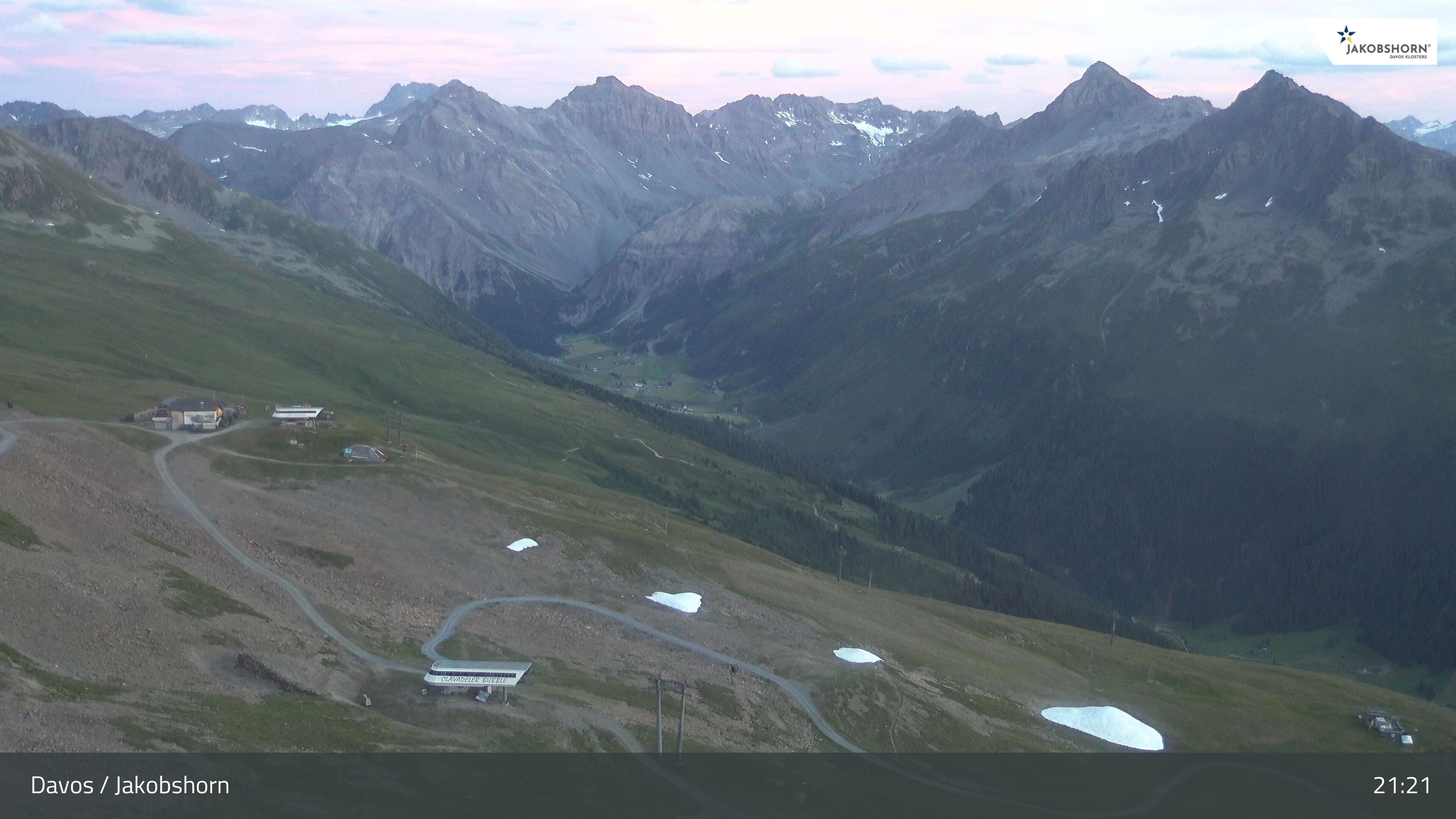 Davos: Platz - Jakobshorn, Blick Jatzhütte