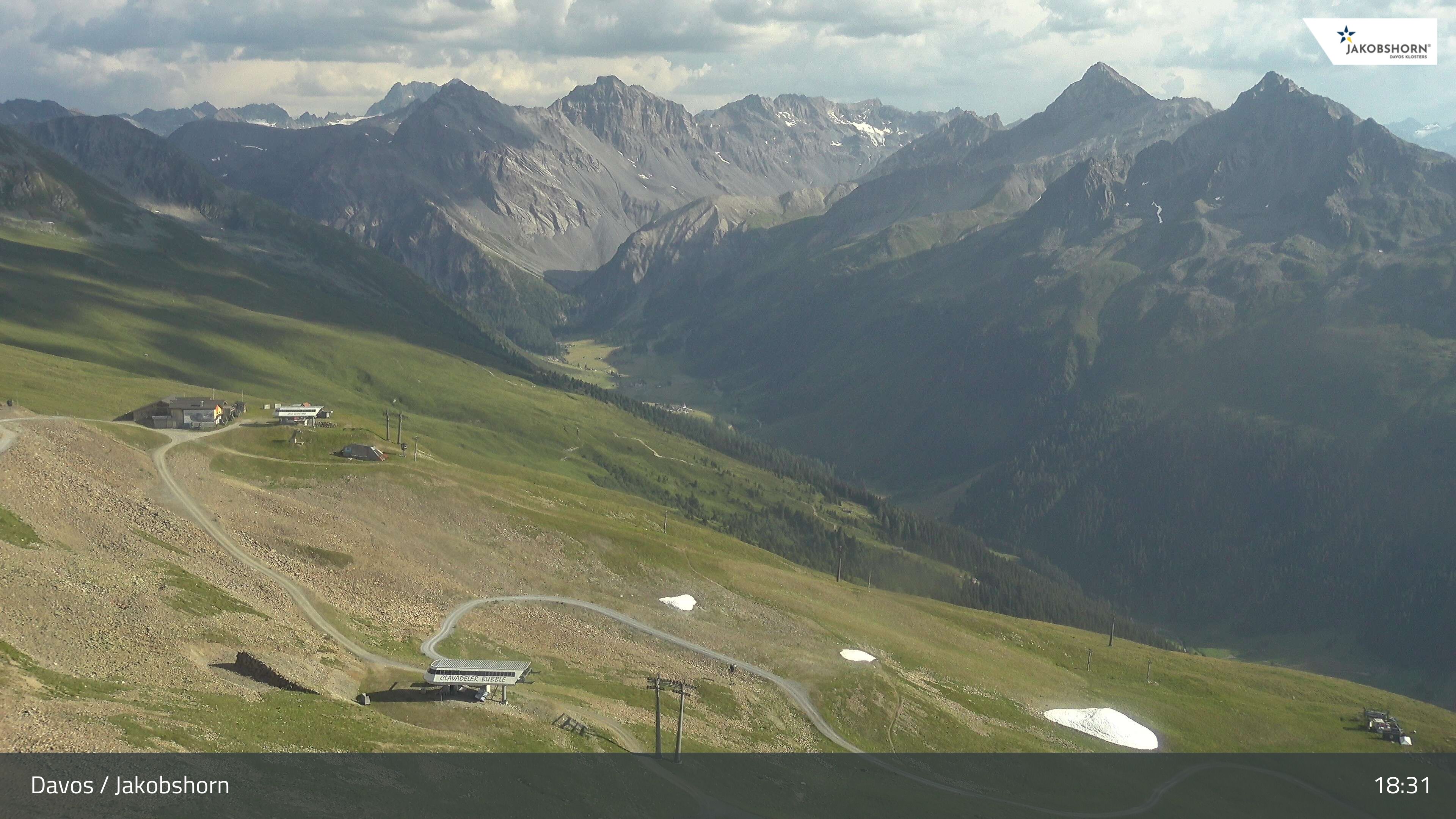 Davos: Platz - Jakobshorn, Blick Jatzhütte