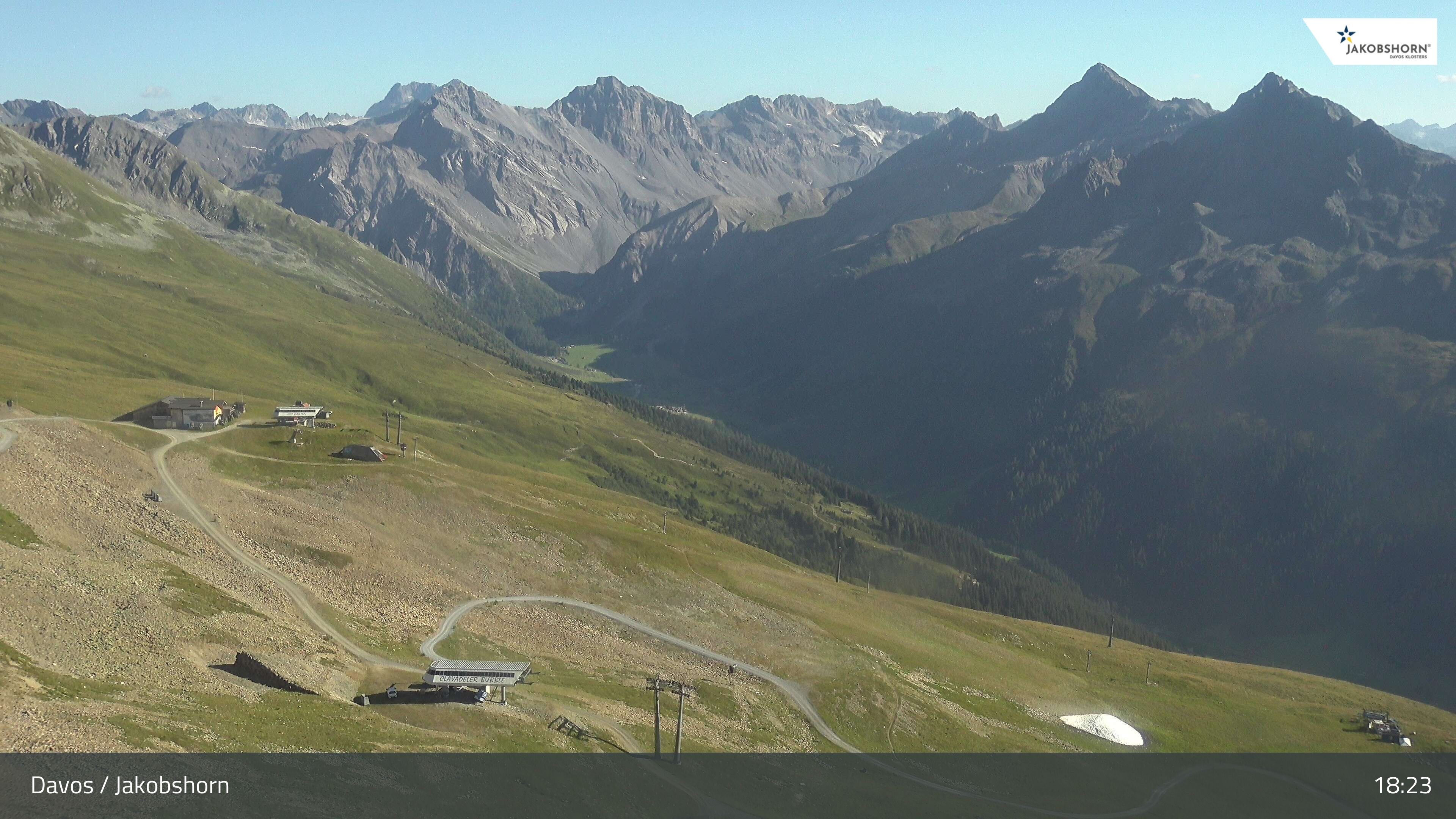 Davos: Platz - Jakobshorn, Blick Jatzhütte