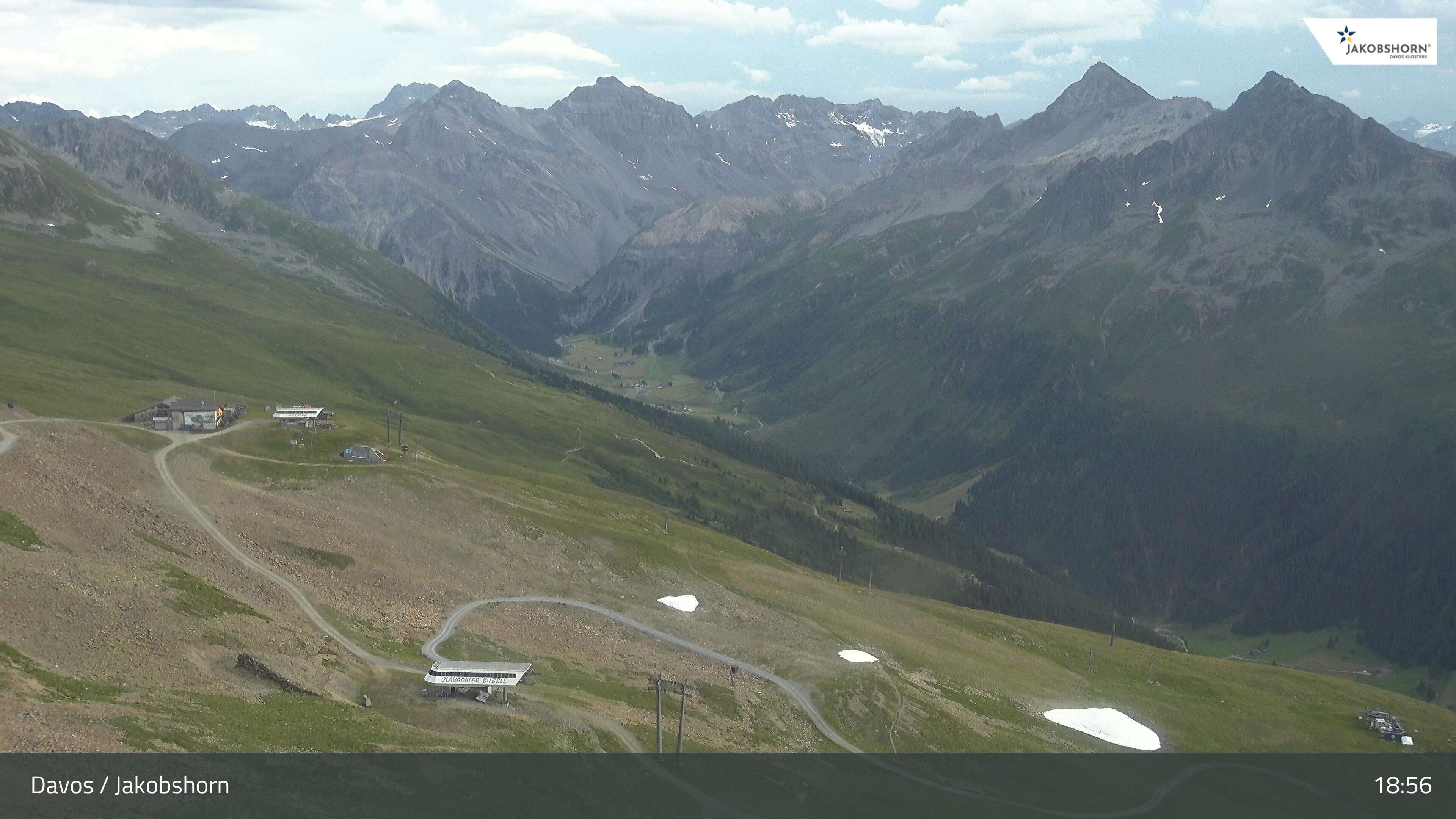 Davos: Platz - Jakobshorn, Blick Jatzhütte