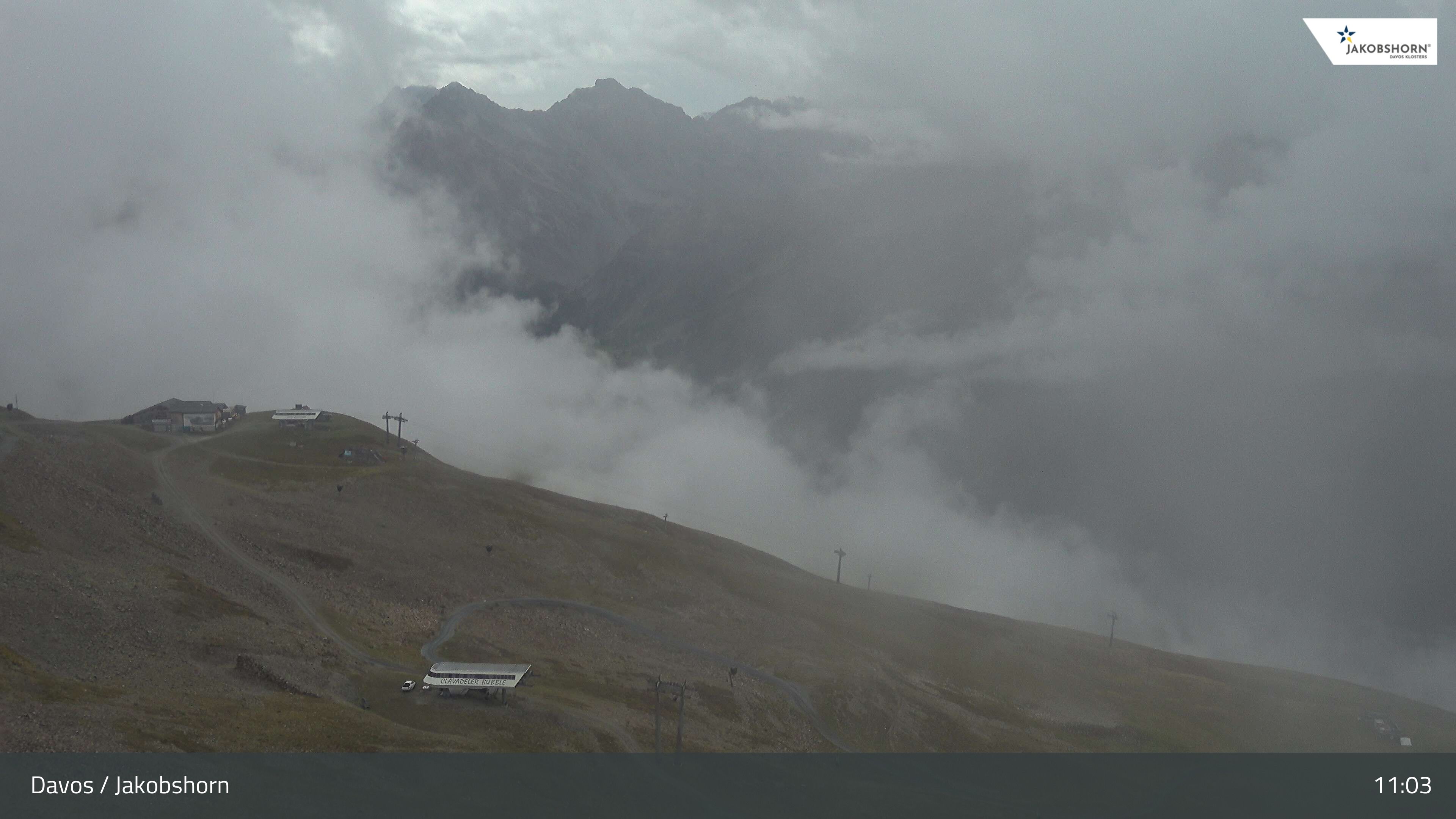 Davos: Platz - Jakobshorn, Blick Jatzhütte